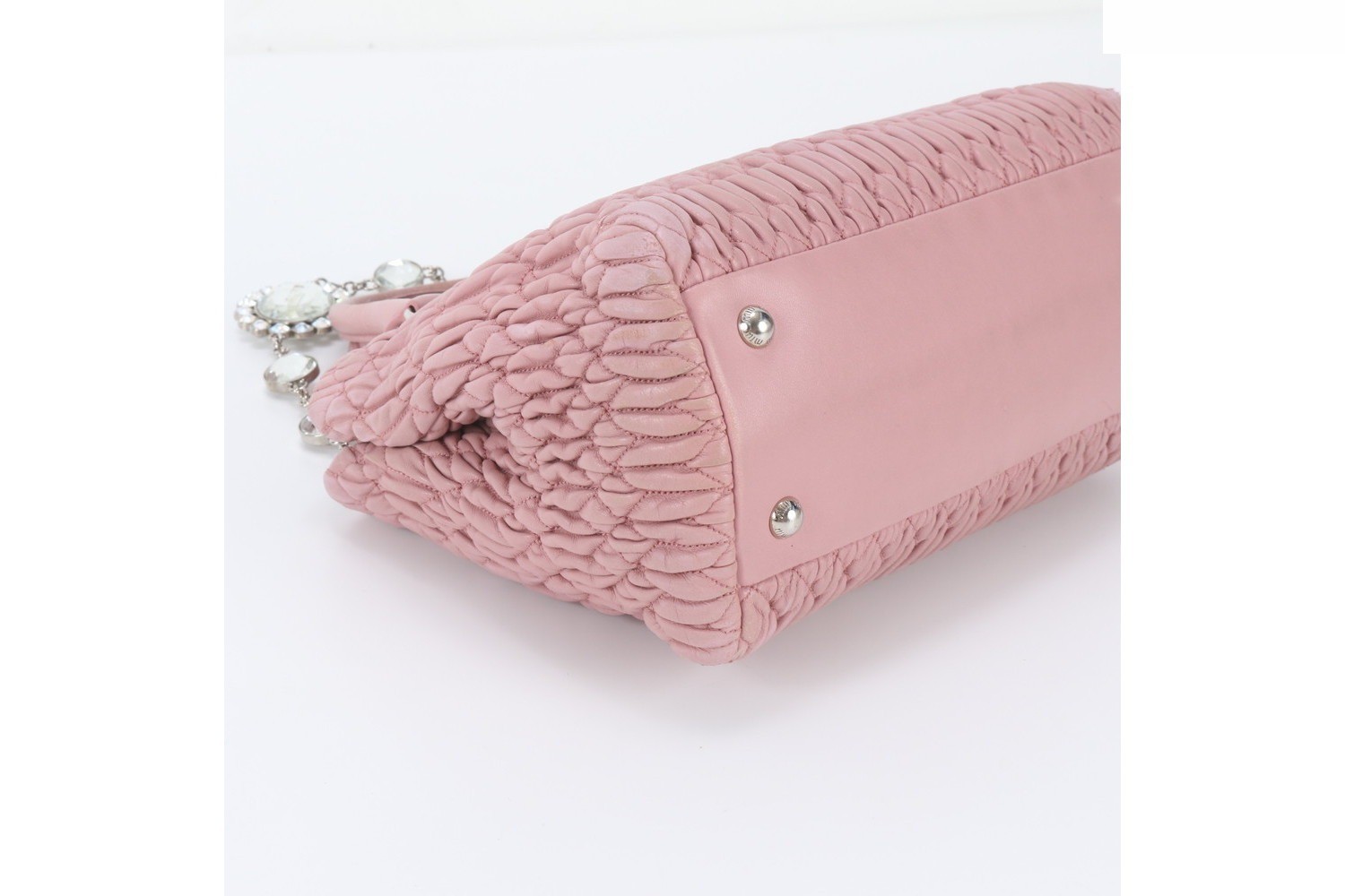 Matelassé Nappa Crystal Leather 2-Way Shoulder Bag — view 6