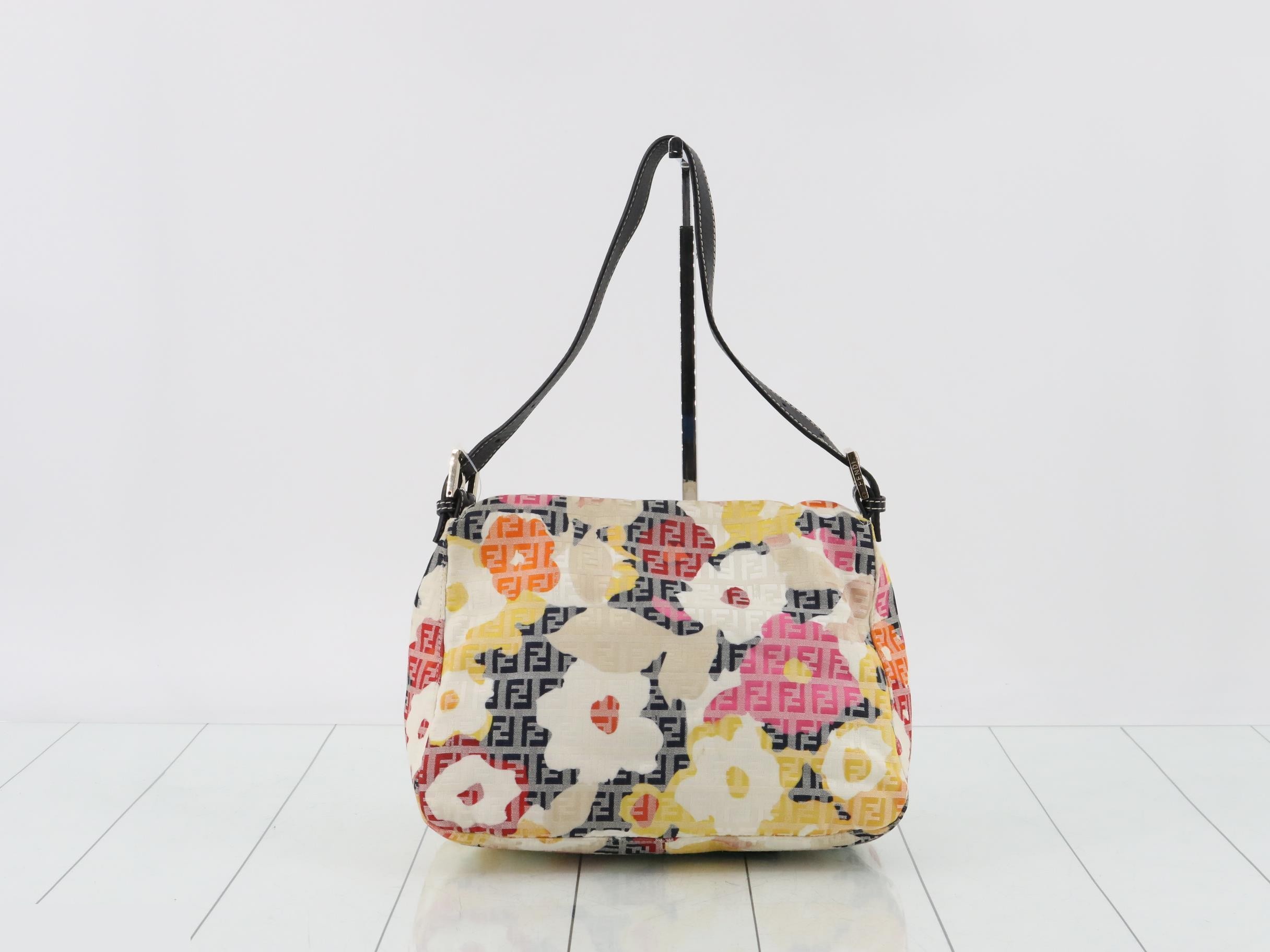 Mamma Bucket Zucchino/Flower Pattern Semi-Shoulder Bag — view 2