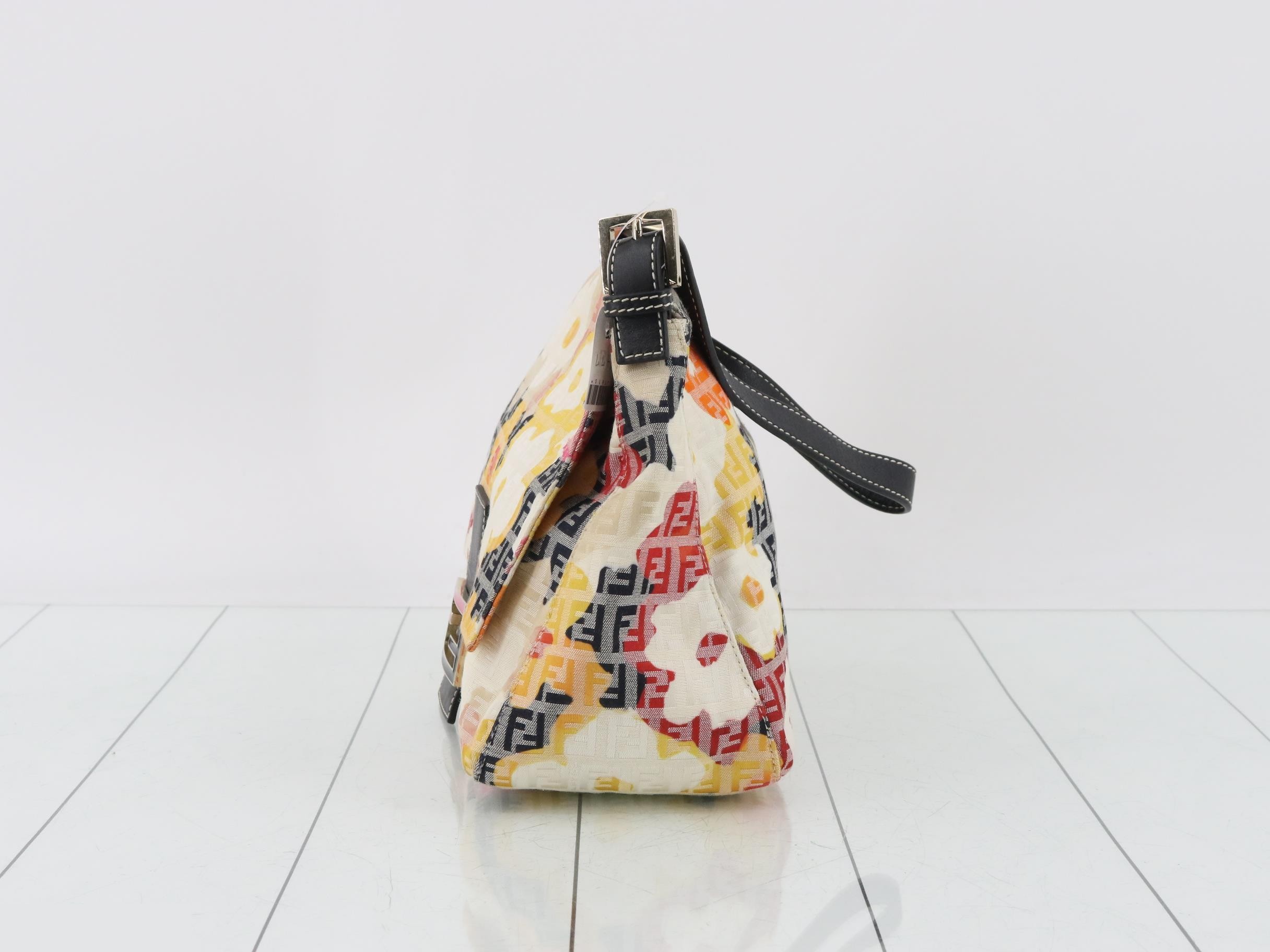 Mamma Bucket Zucchino/Flower Pattern Semi-Shoulder Bag — view 3