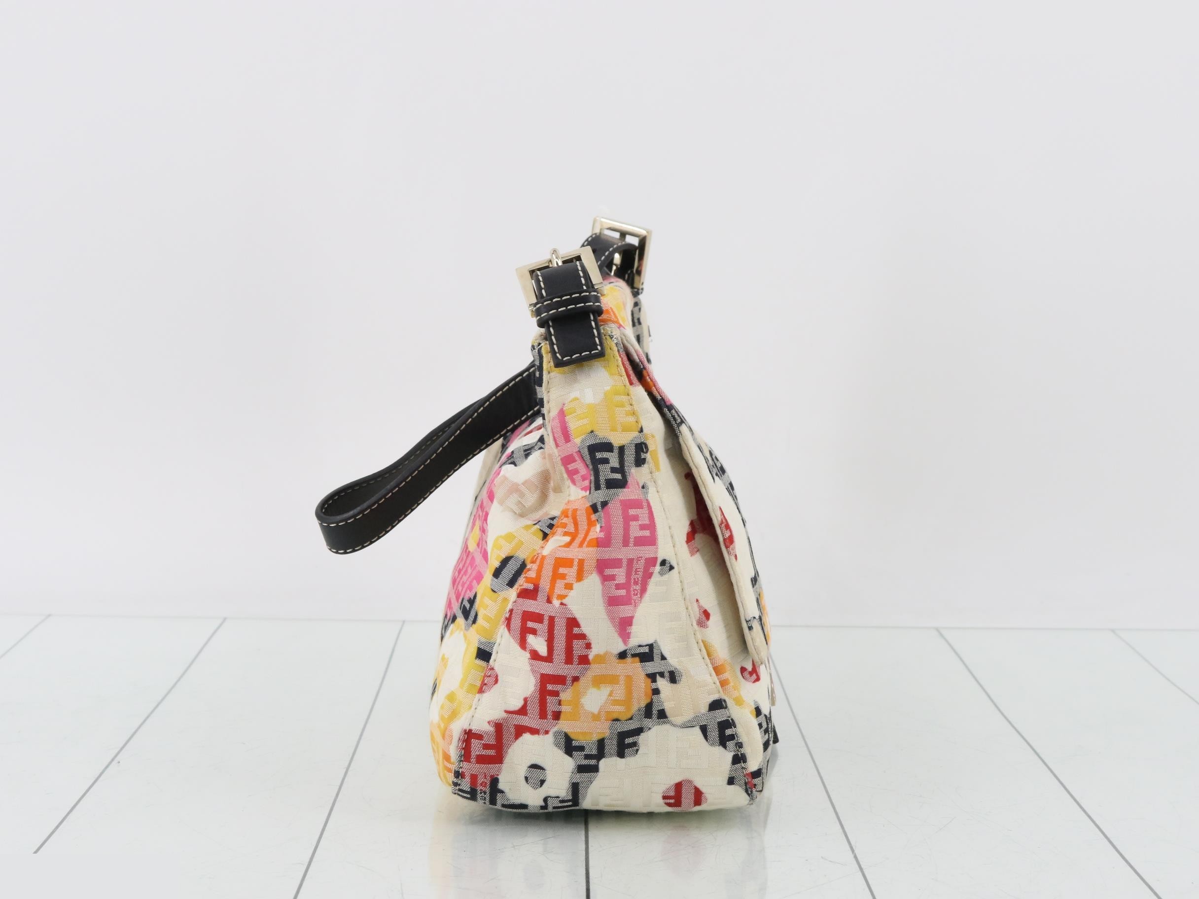 Mamma Bucket Zucchino/Flower Pattern Semi-Shoulder Bag — view 4