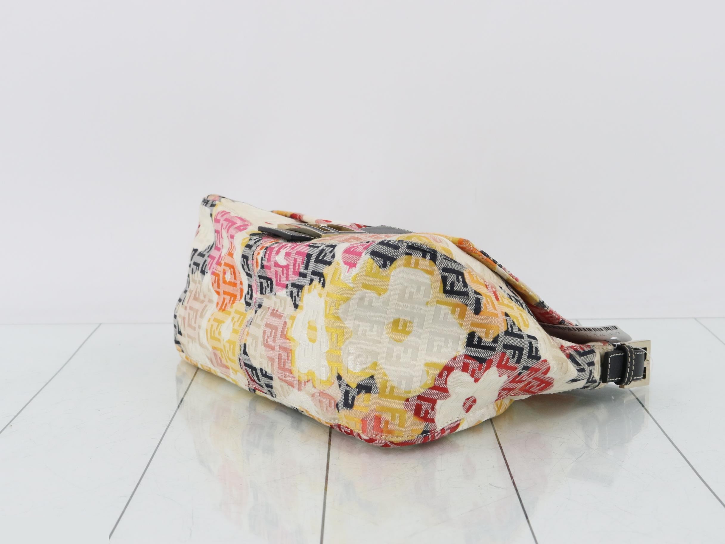 Mamma Bucket Zucchino/Flower Pattern Semi-Shoulder Bag — view 6