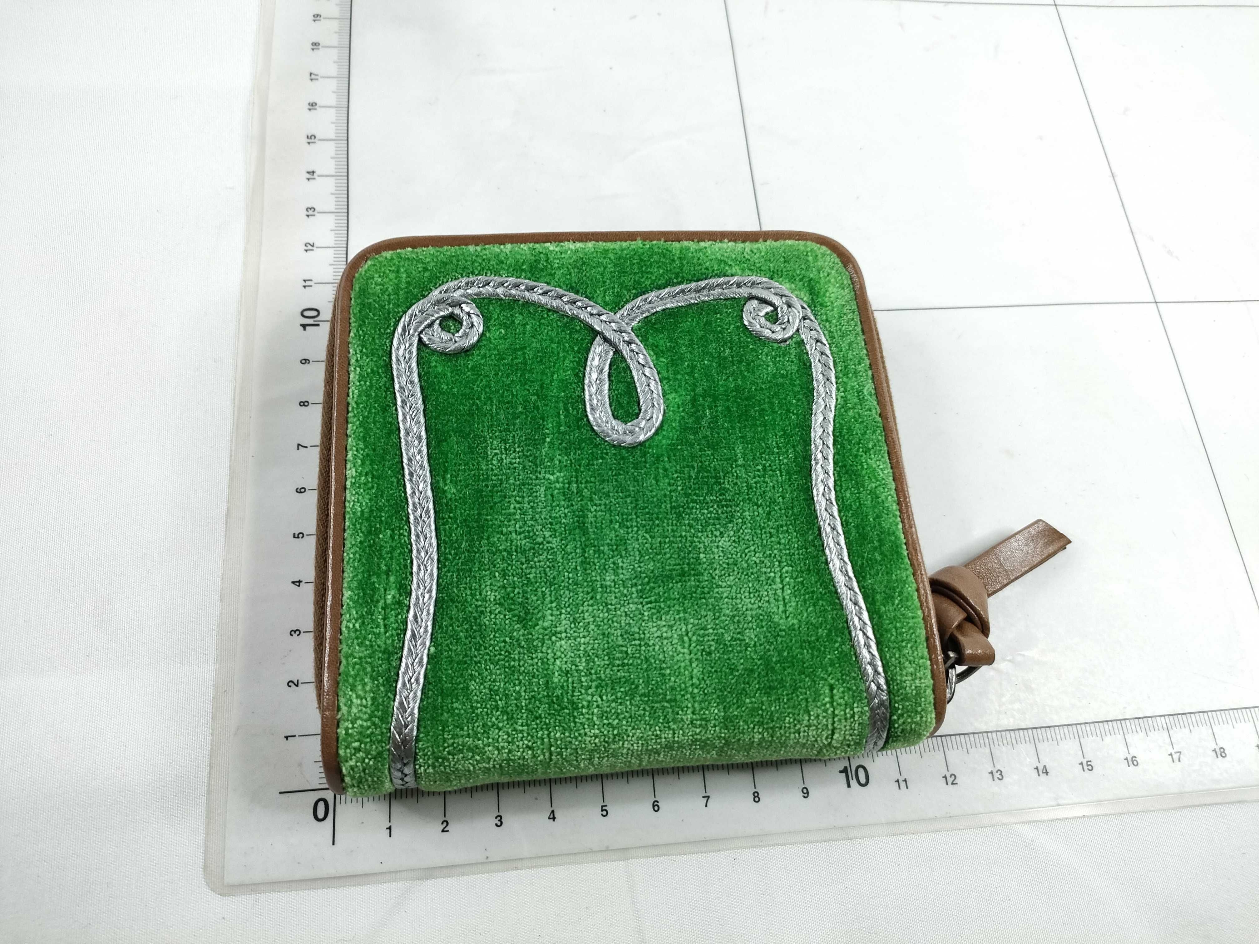Velour-like Compact Zip Wallet — view 2