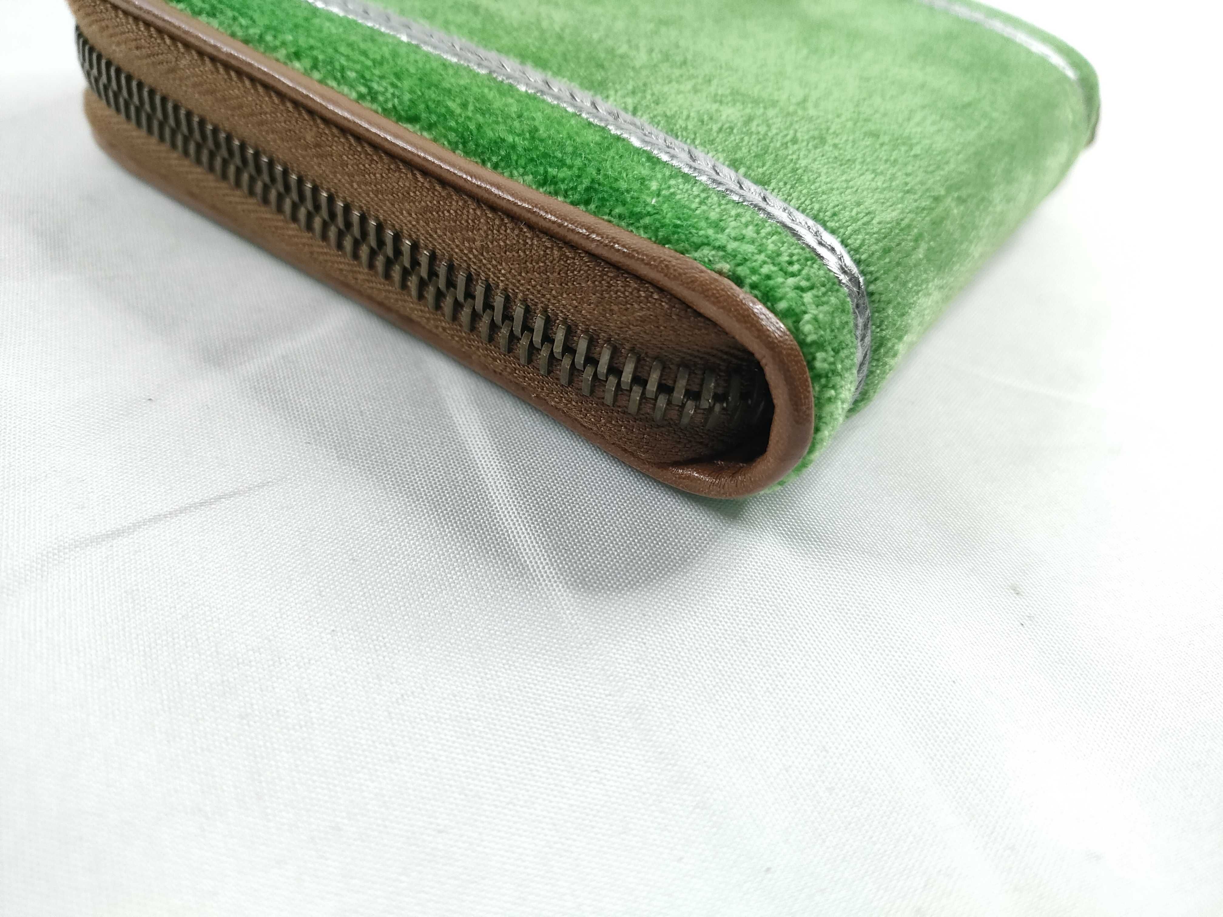 Velour-like Compact Zip Wallet — view 4