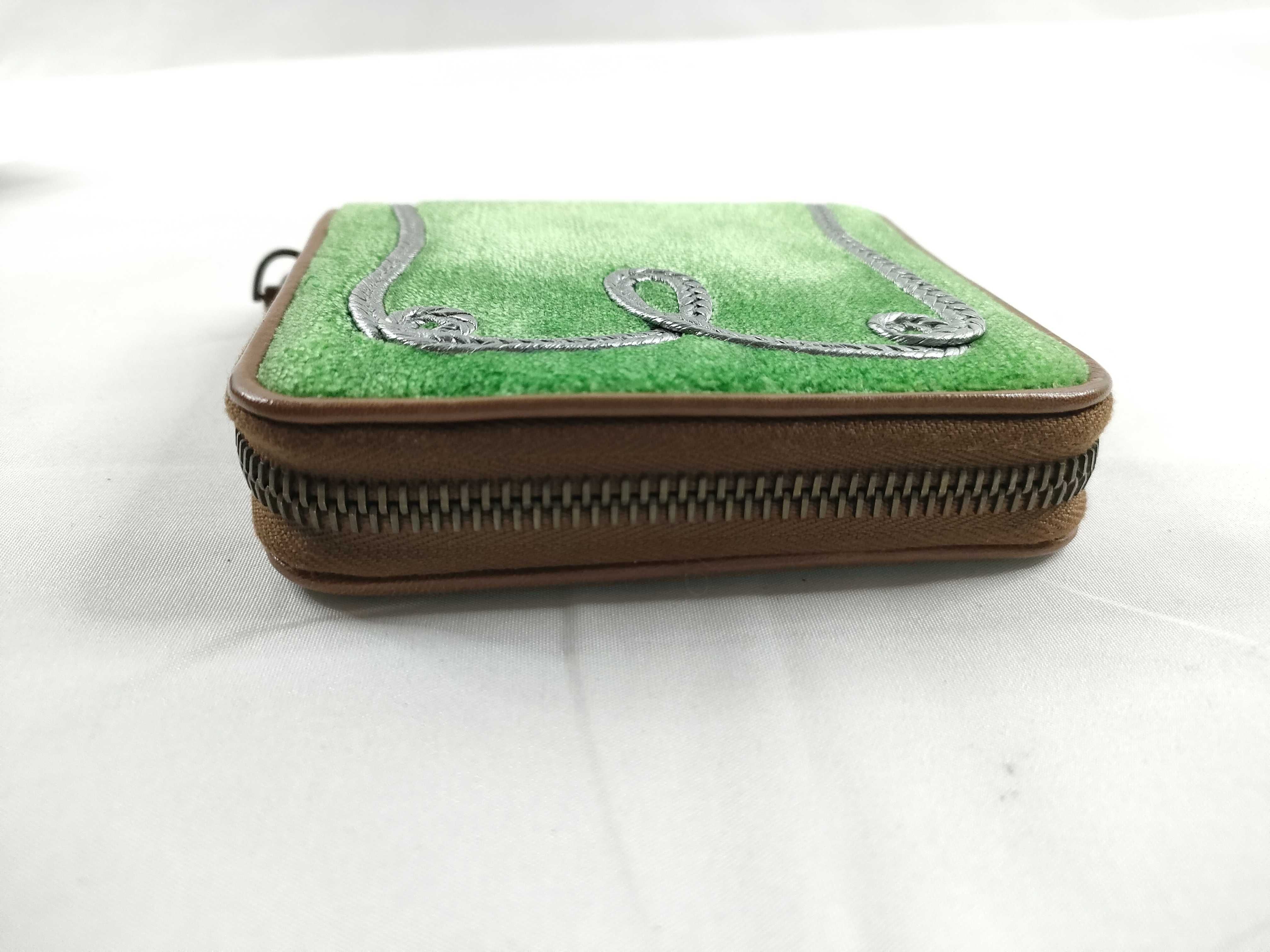 Velour-like Compact Zip Wallet — view 6