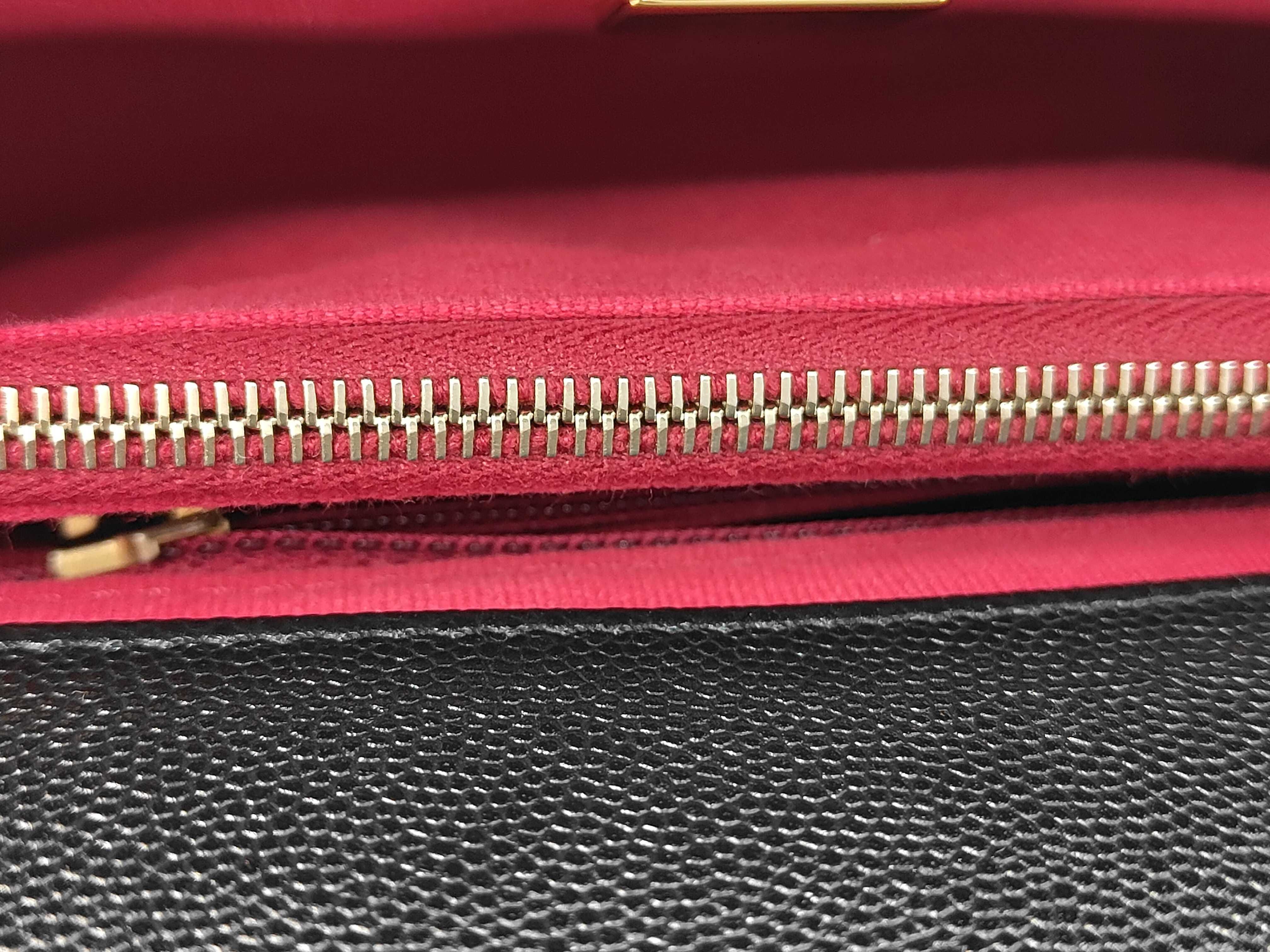 caviar skin top handle chain shoulder bag — view 14