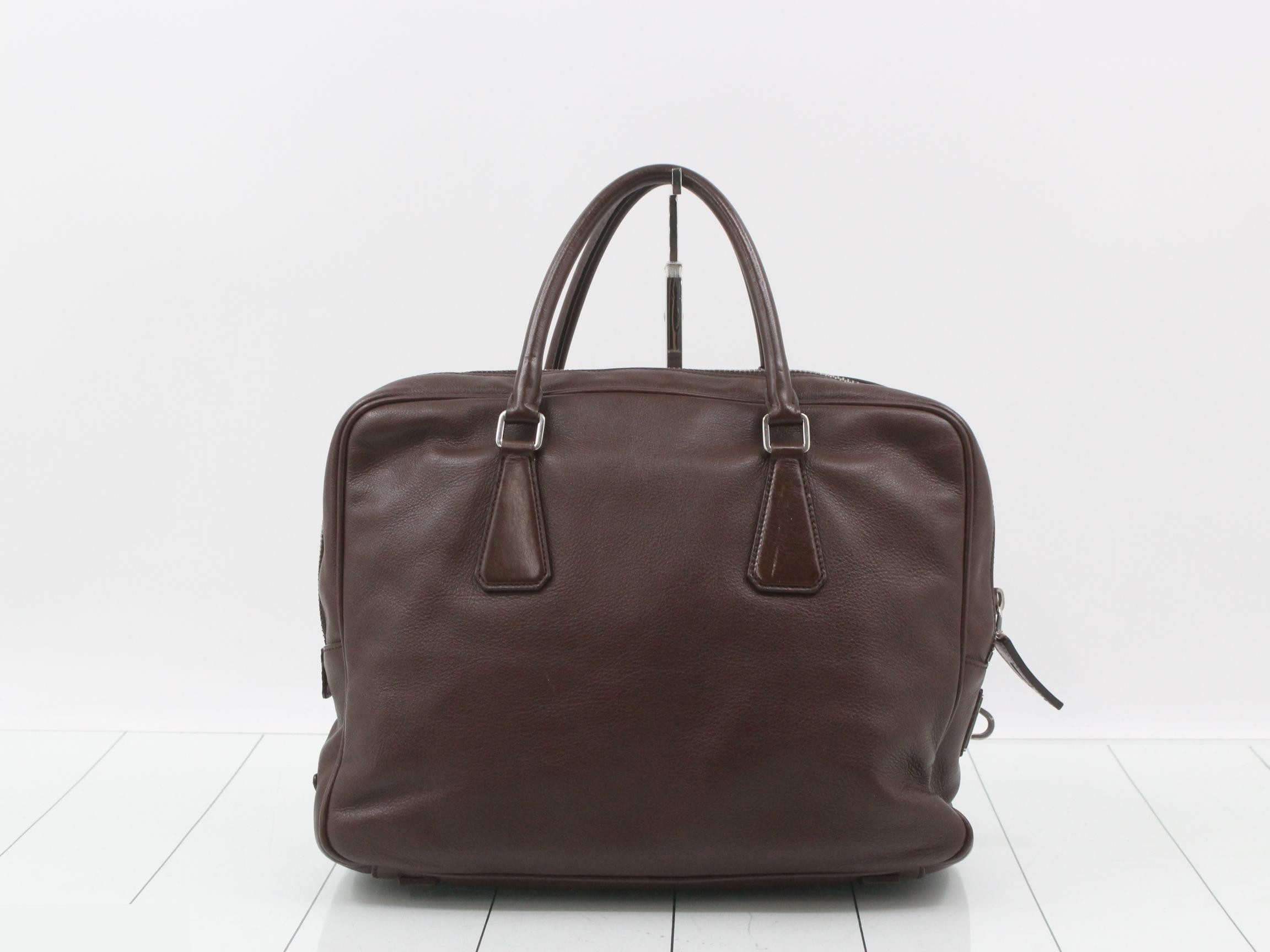 Leather Triangle Plate Handbag — view 2