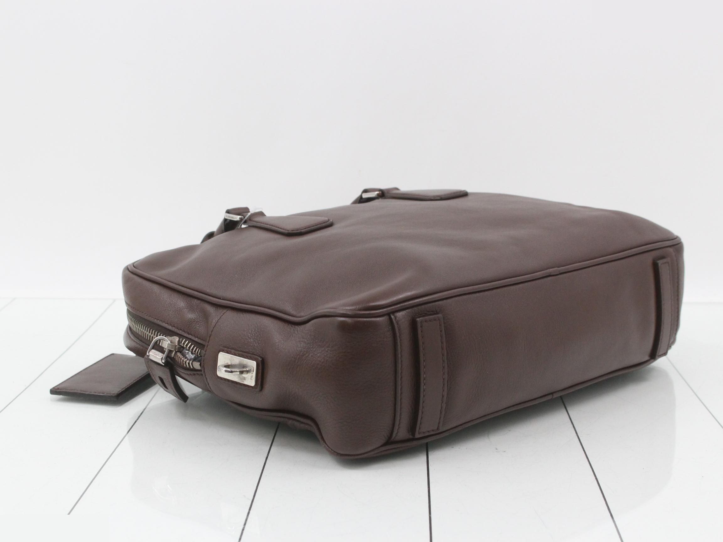 Leather Triangle Plate Handbag — view 5