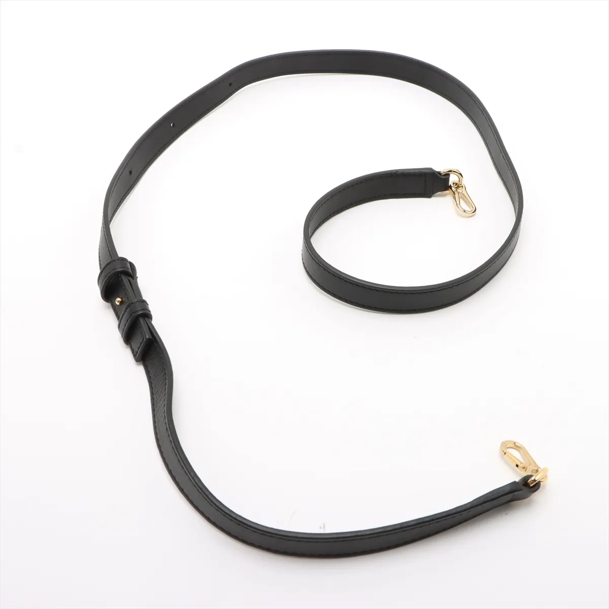 Pebble Bucket Mini Leather 2WAY Handbag Black — view 6