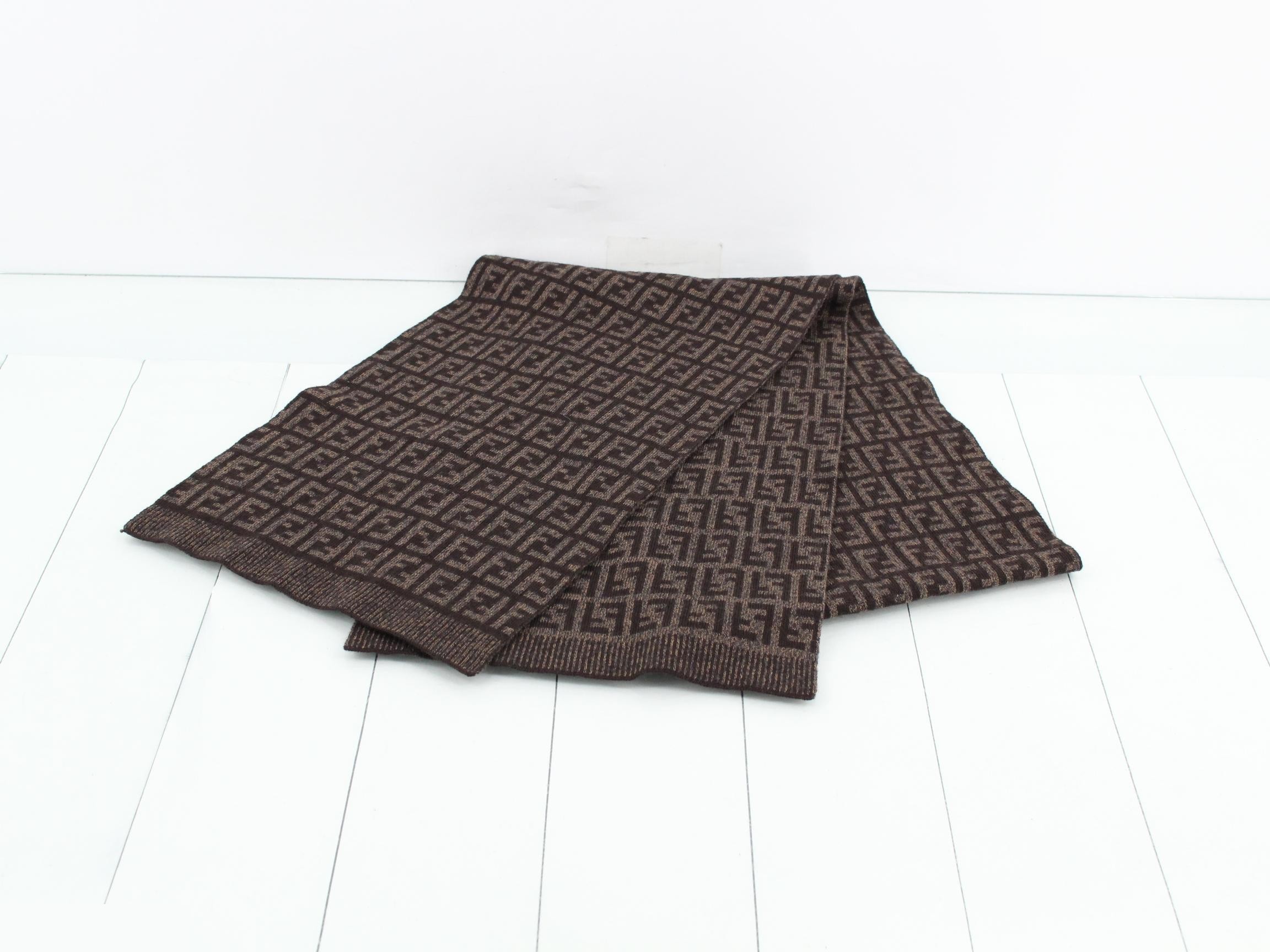 Zucca scarf, brown — view 2