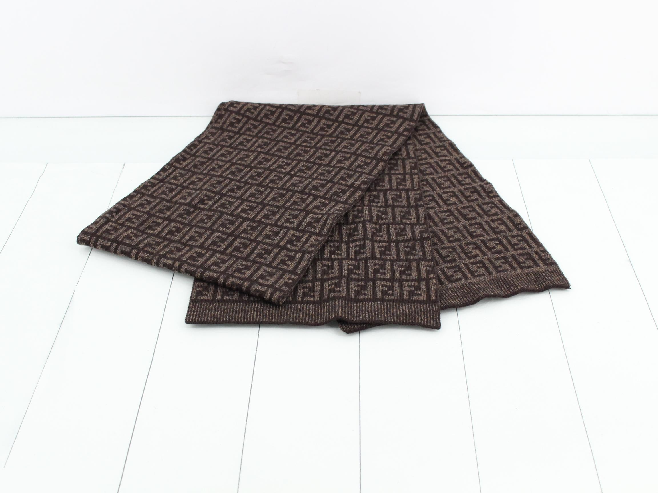 Zucca scarf, brown — view 3