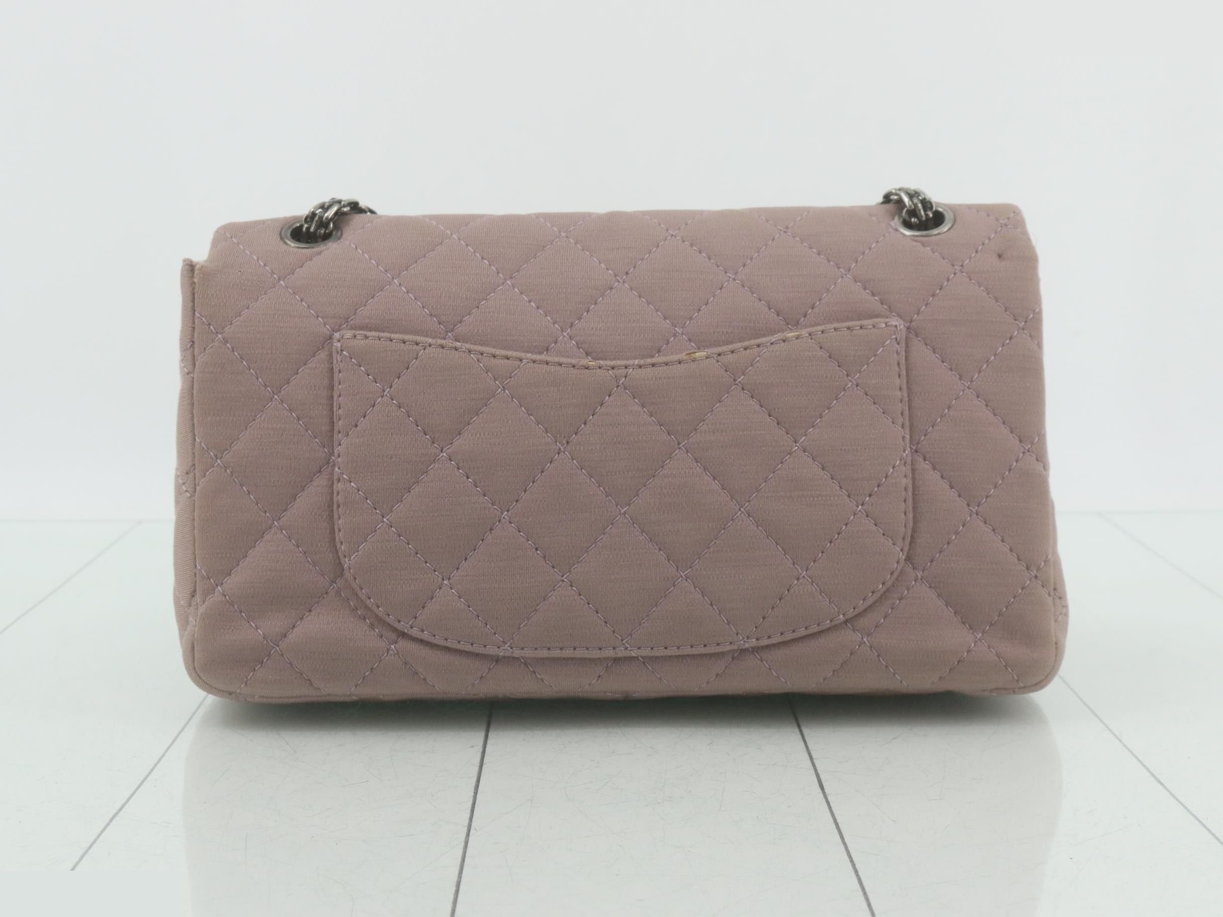 Matelassé 2.55 Cotton Double Flap Shoulder Bag — view 2