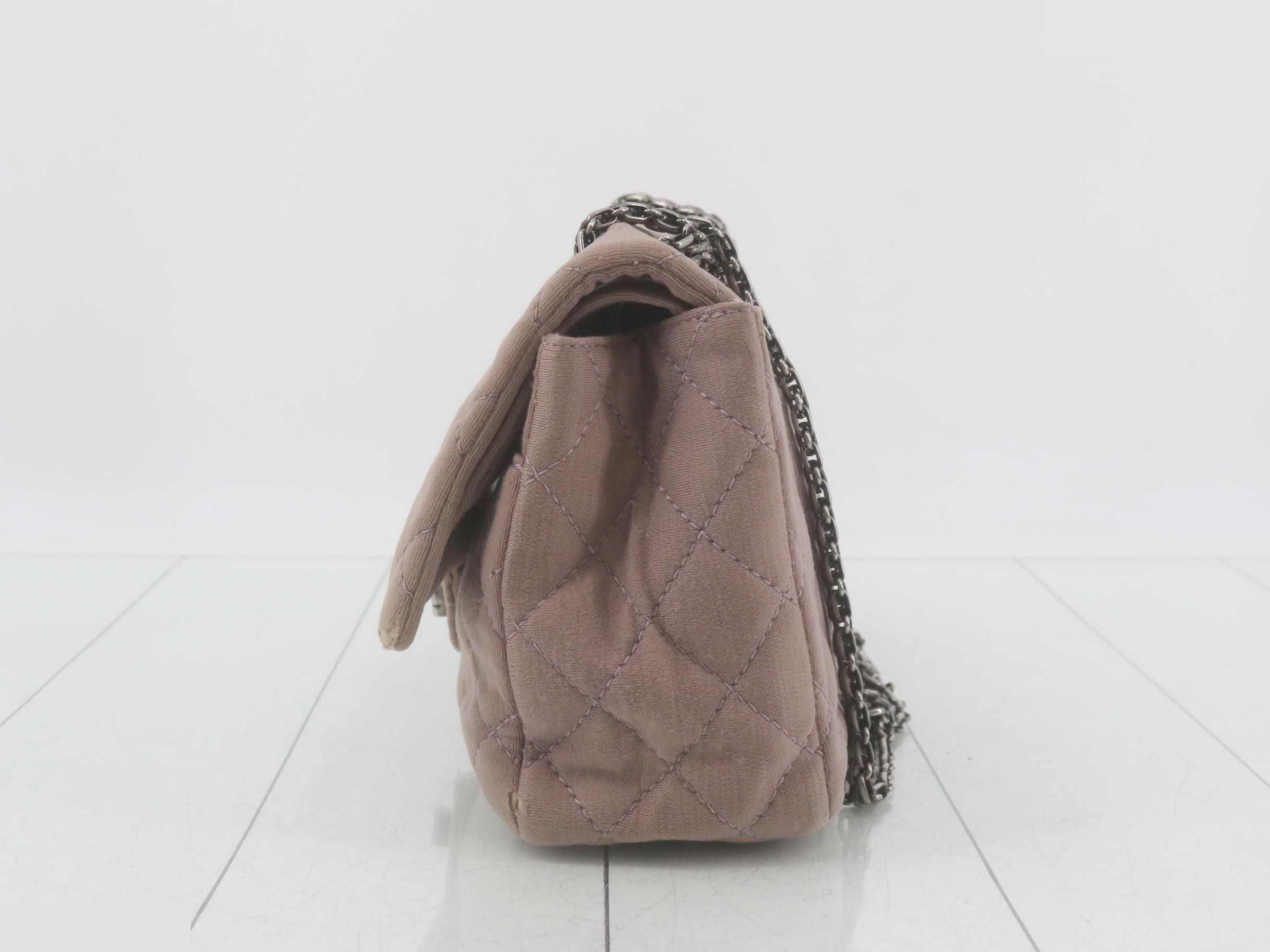 Matelassé 2.55 Cotton Double Flap Shoulder Bag — view 3