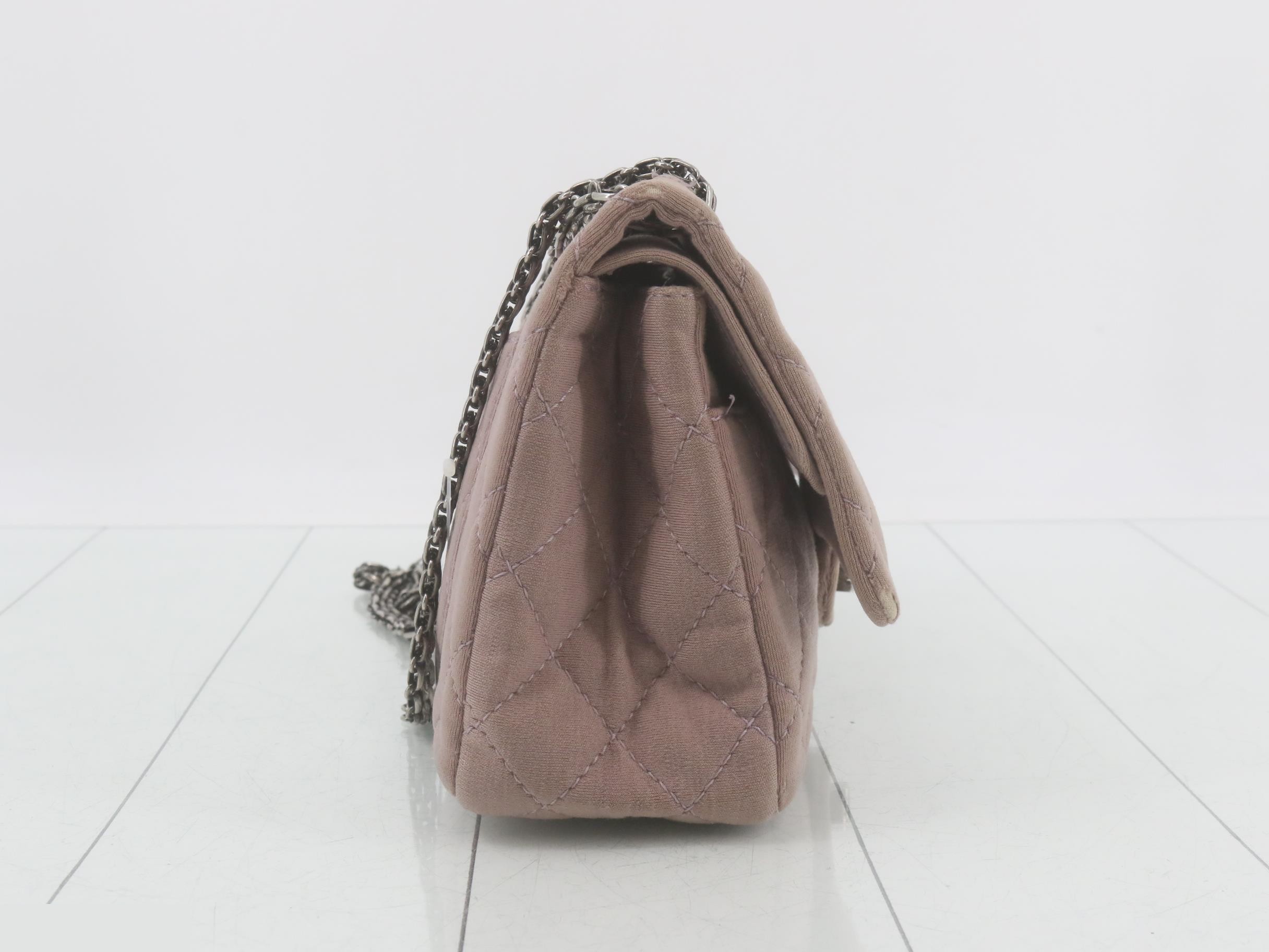 Matelassé 2.55 Cotton Double Flap Shoulder Bag — view 4