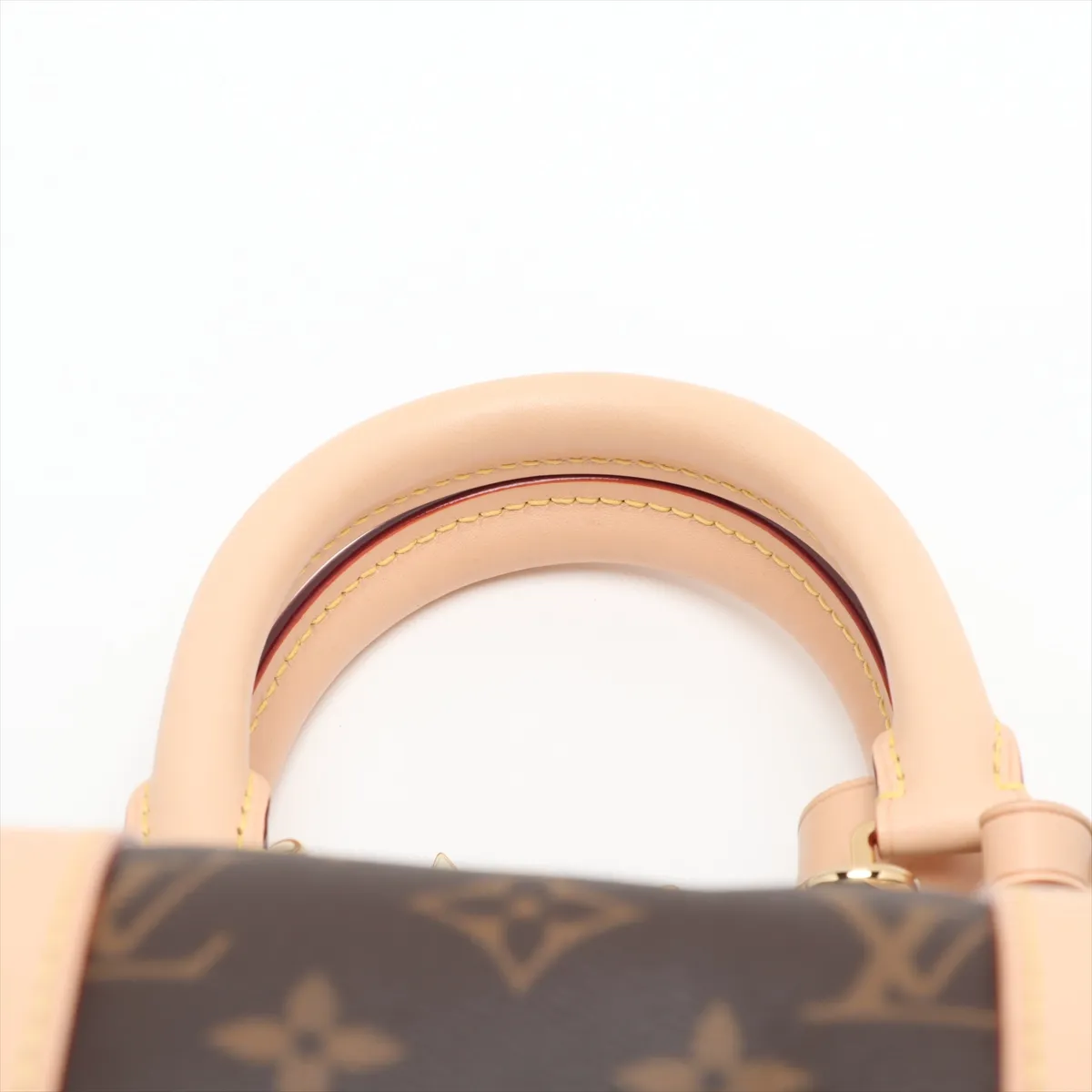 Monogram Keepall Bandoulière 45 M41418 Brown, RFID Detectable, with Charm — view 6