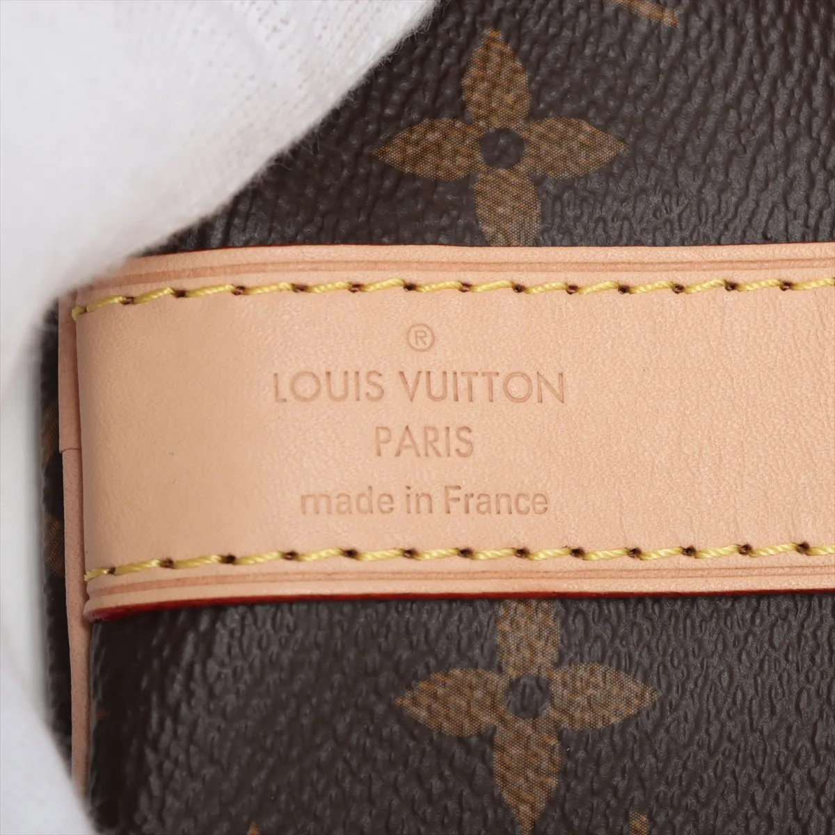 Monogram Keepall Bandoulière 45 M41418 Brown, RFID Detectable, with Charm — view 10