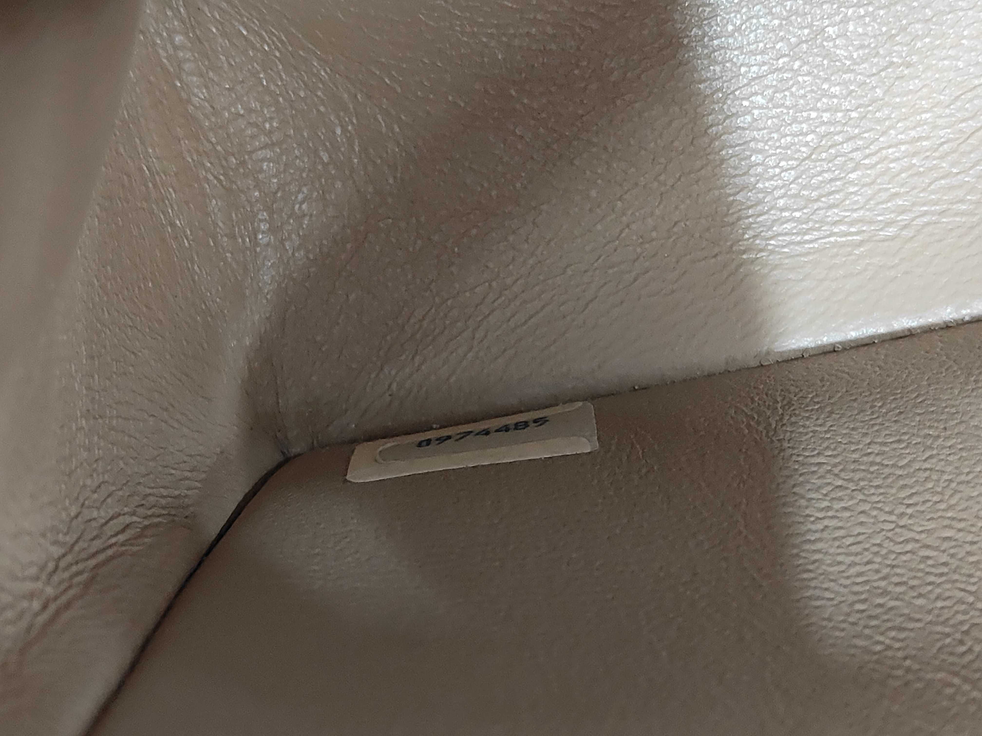 Matelassé Double Flap Shoulder Bag, Beige — view 12