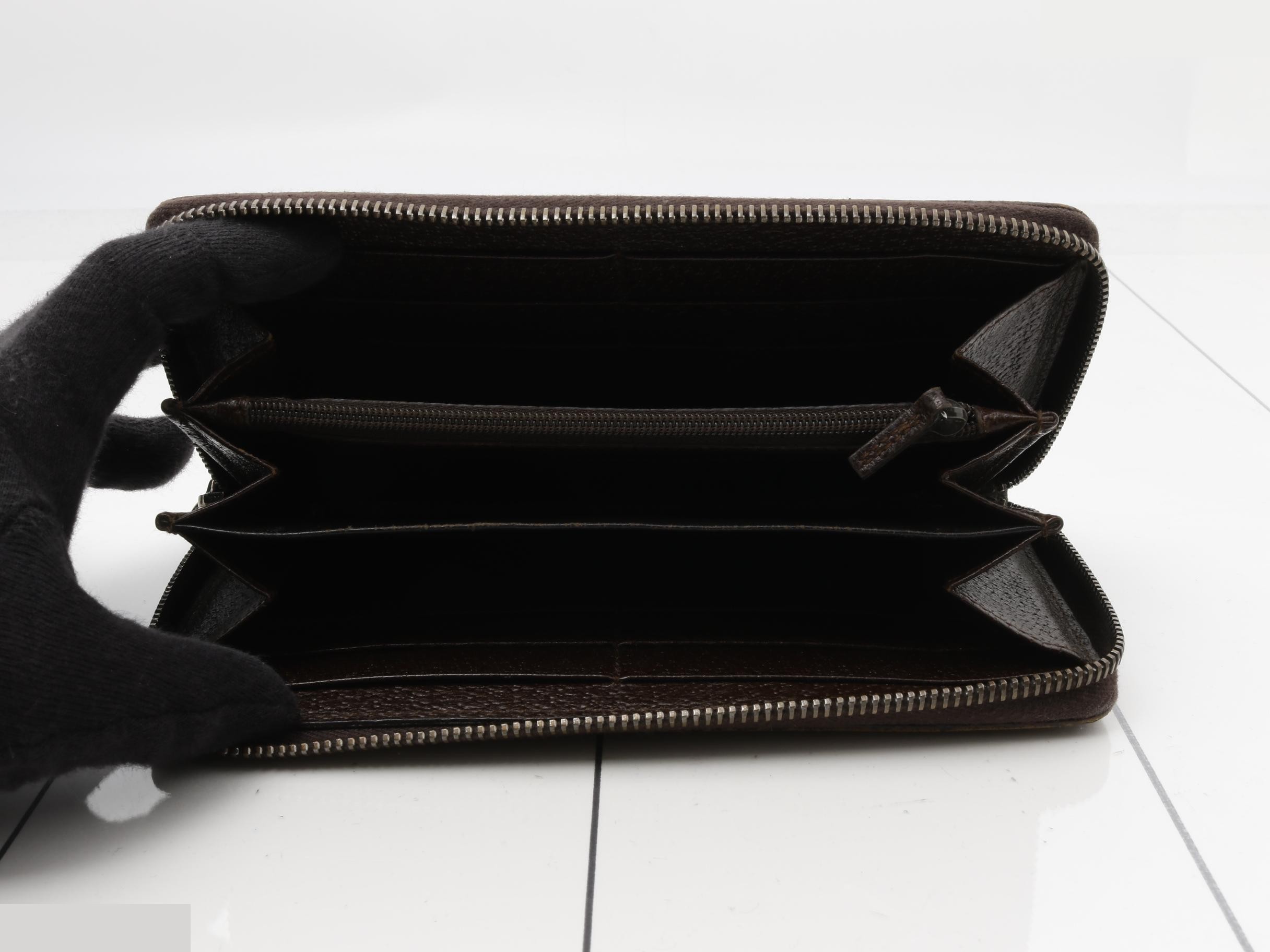 GG Canvas Round Zipper Long Wallet — view 4