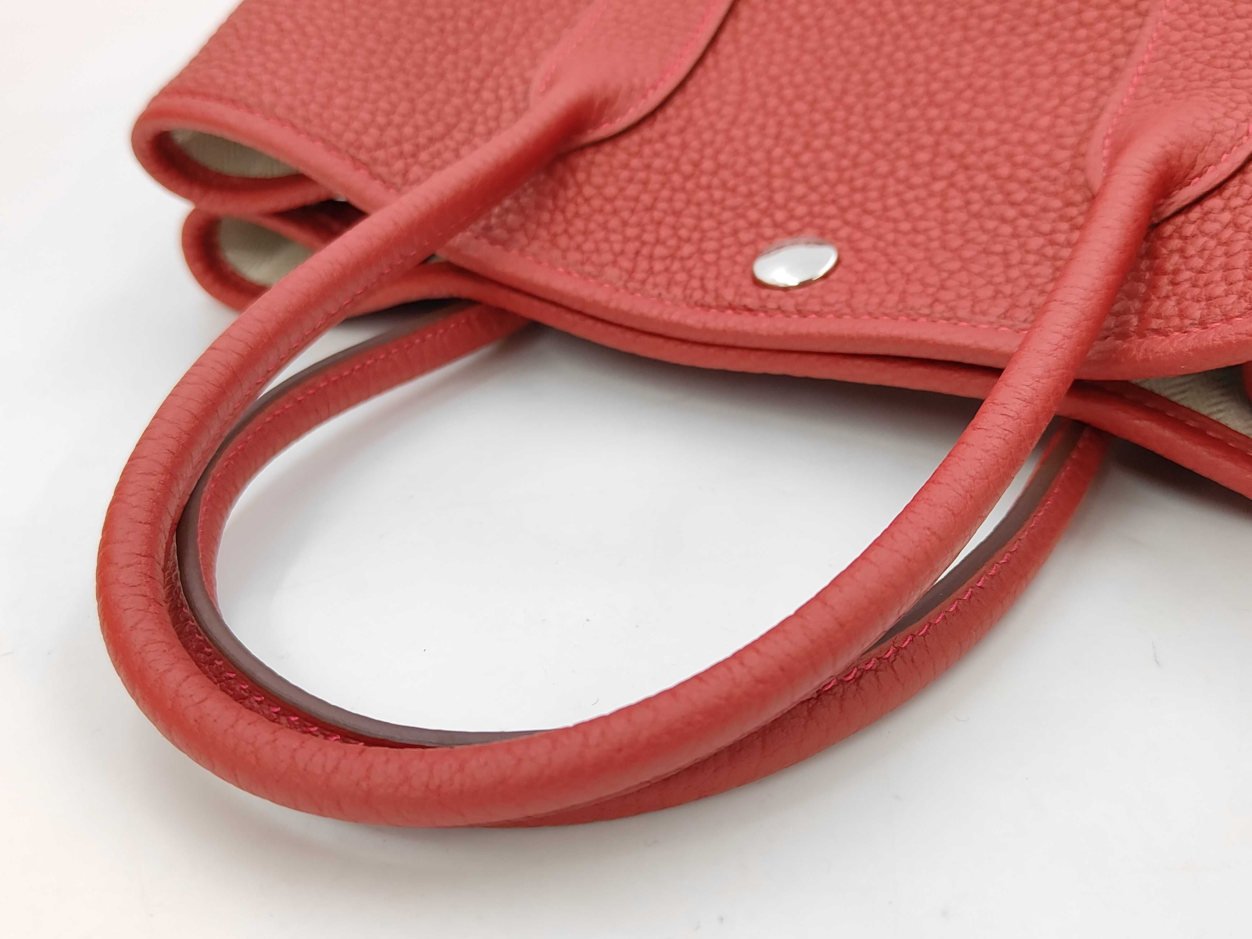 Garden Party TPM G Engraved Rouge Piment Tote Bag — view 3
