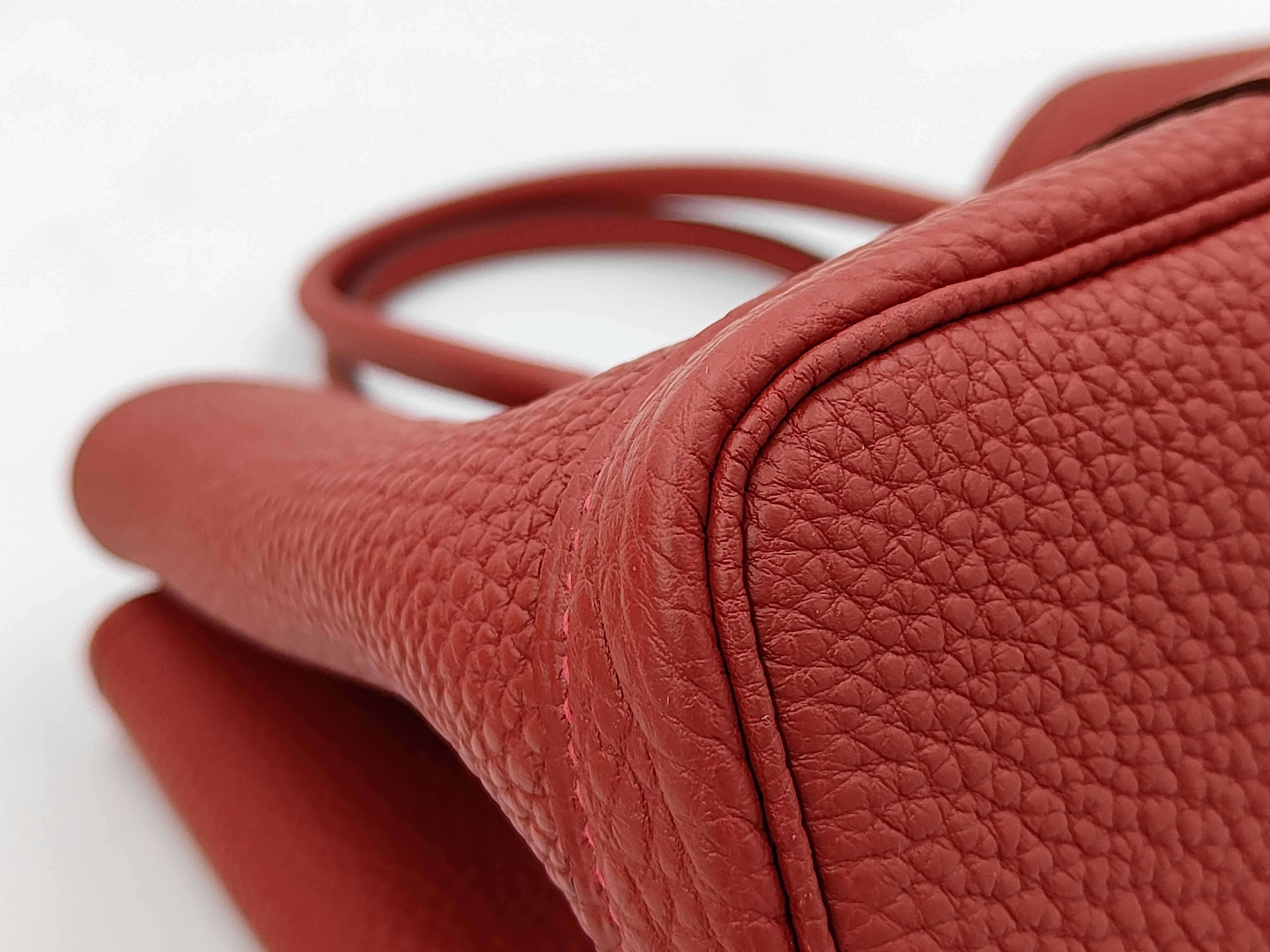 Garden Party TPM G Engraved Rouge Piment Tote Bag — view 7
