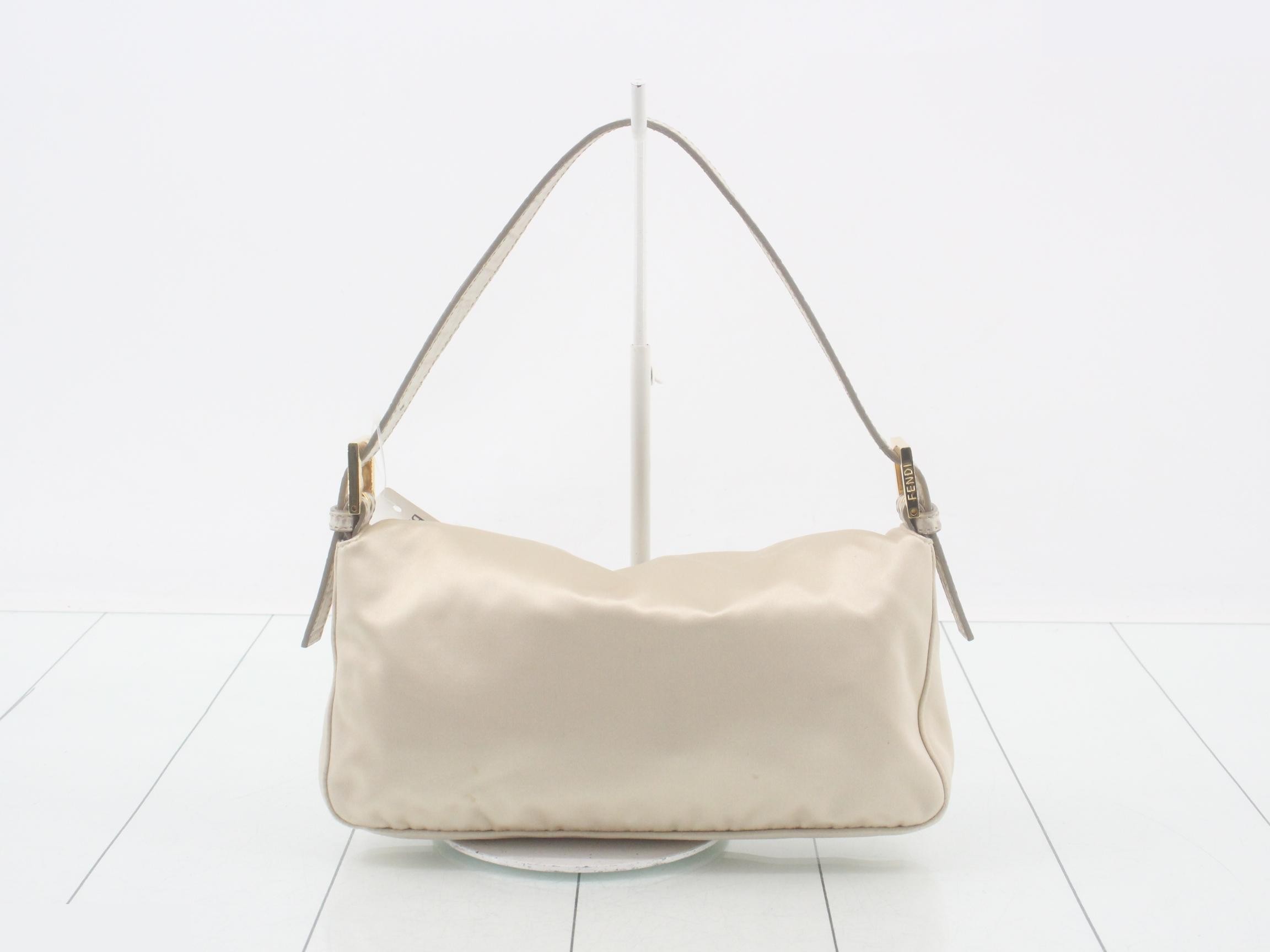 Mamma Baguette Satin x Crocodile Leather Beige — view 2