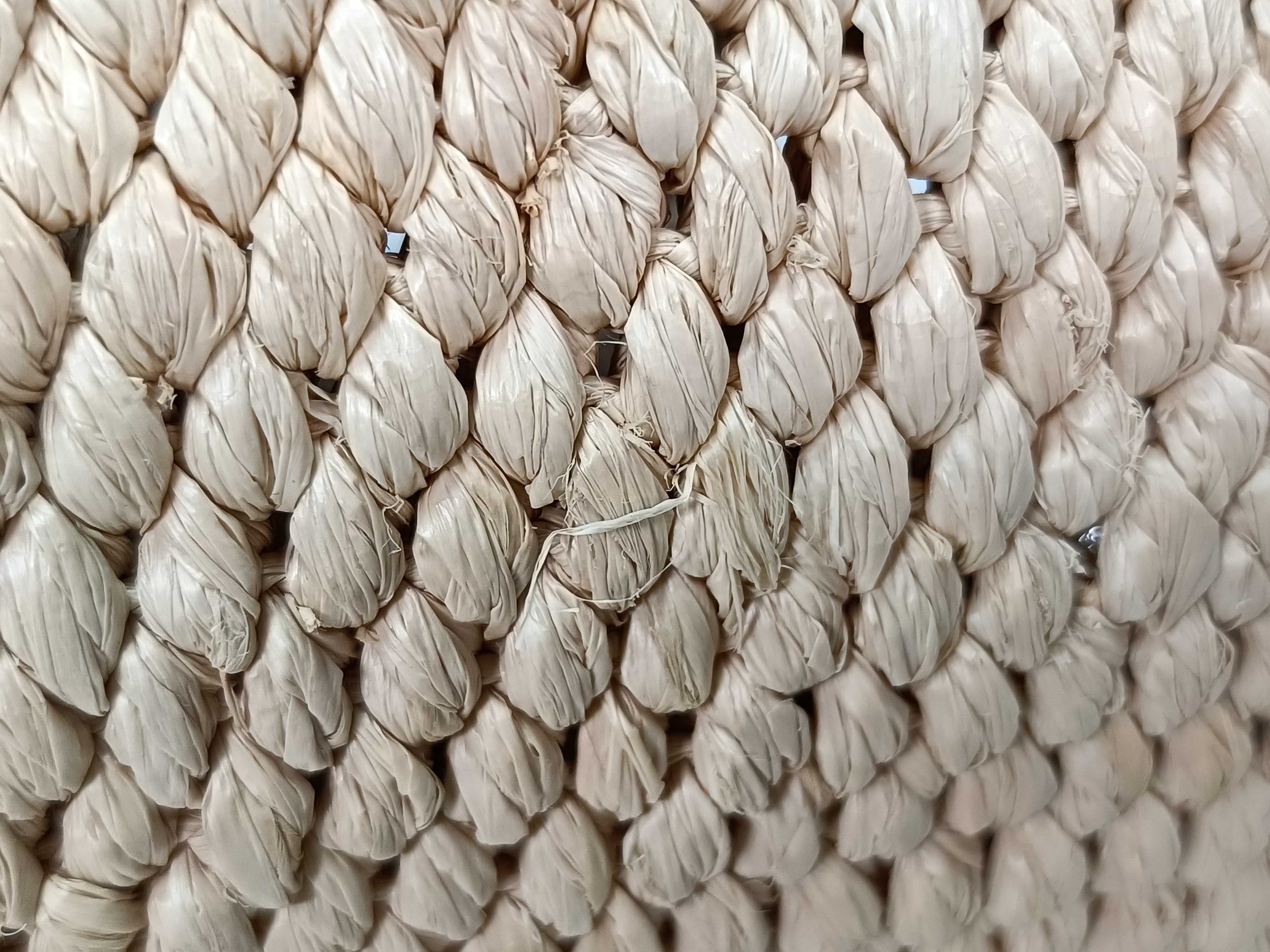 Small Cabas Thais Raffia & Calfskin Shoulder Bag — view 4