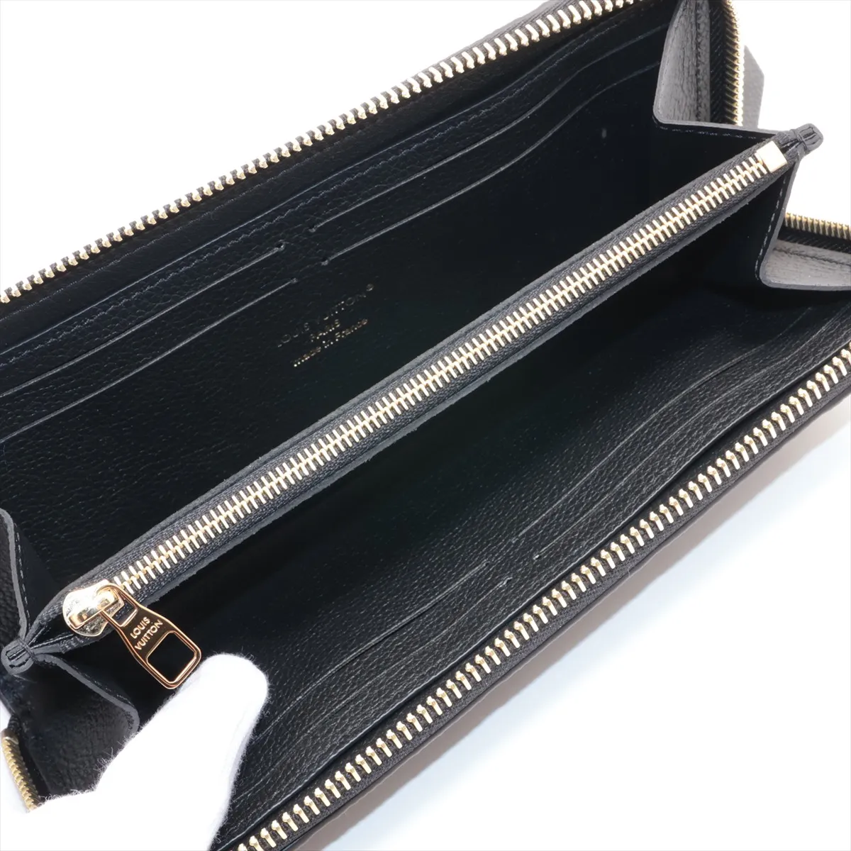 Empreinte Portefeuille Clemence M60171 Noir Round Zip Wallet (RFID detected) — view 3
