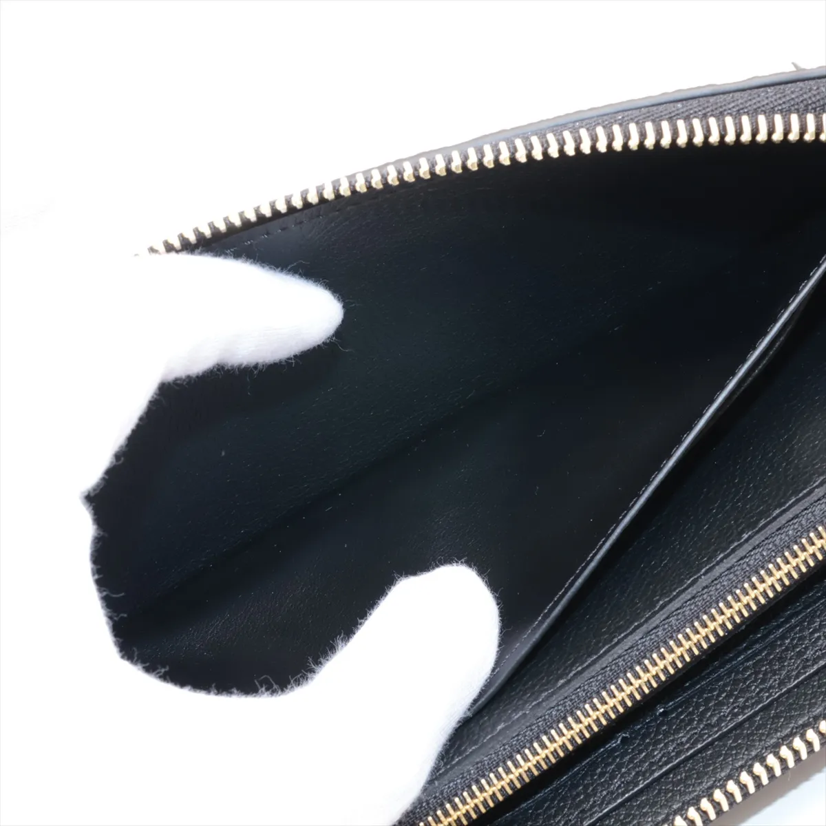 Empreinte Portefeuille Clemence M60171 Noir Round Zip Wallet (RFID detected) — view 4