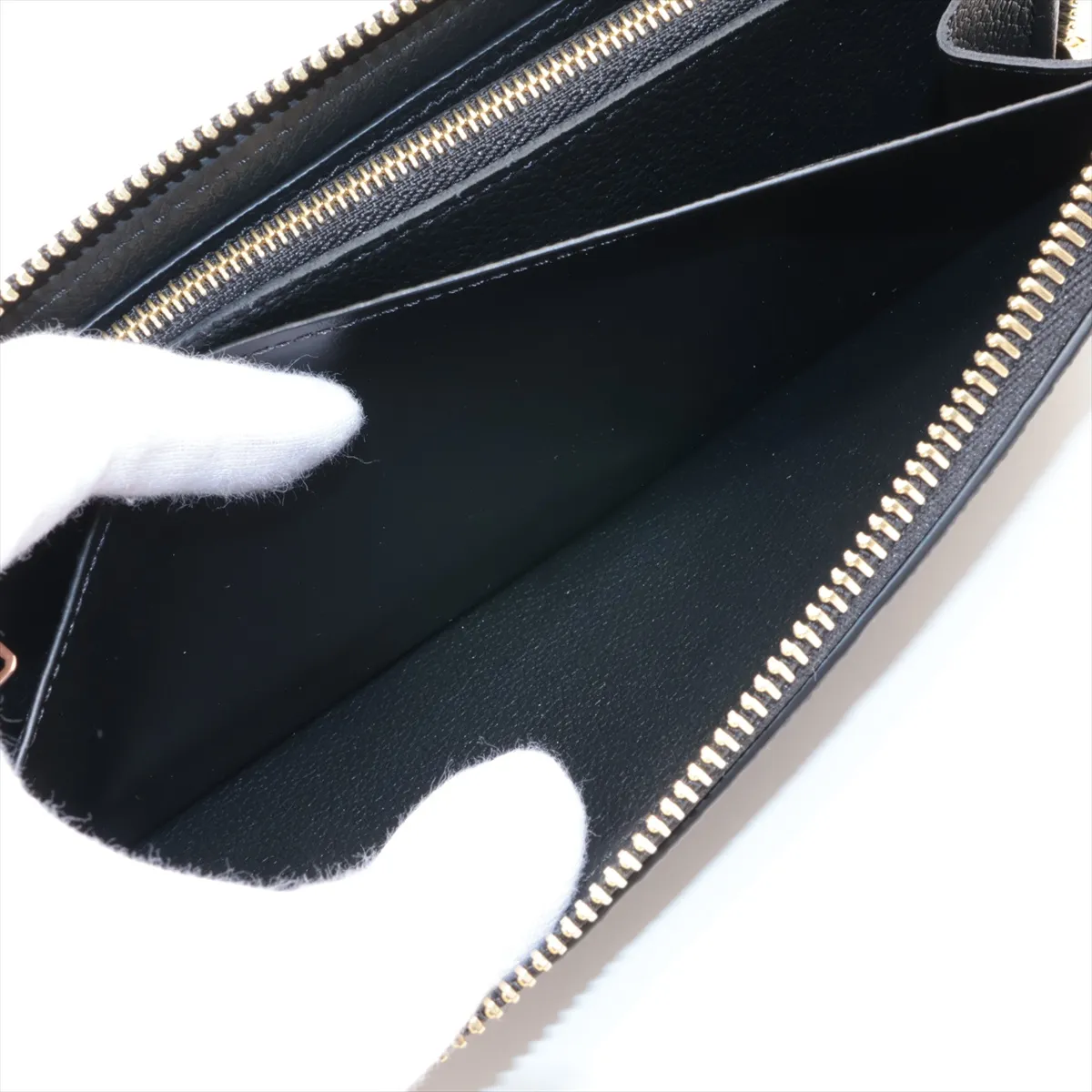 Empreinte Portefeuille Clemence M60171 Noir Round Zip Wallet (RFID detected) — view 7
