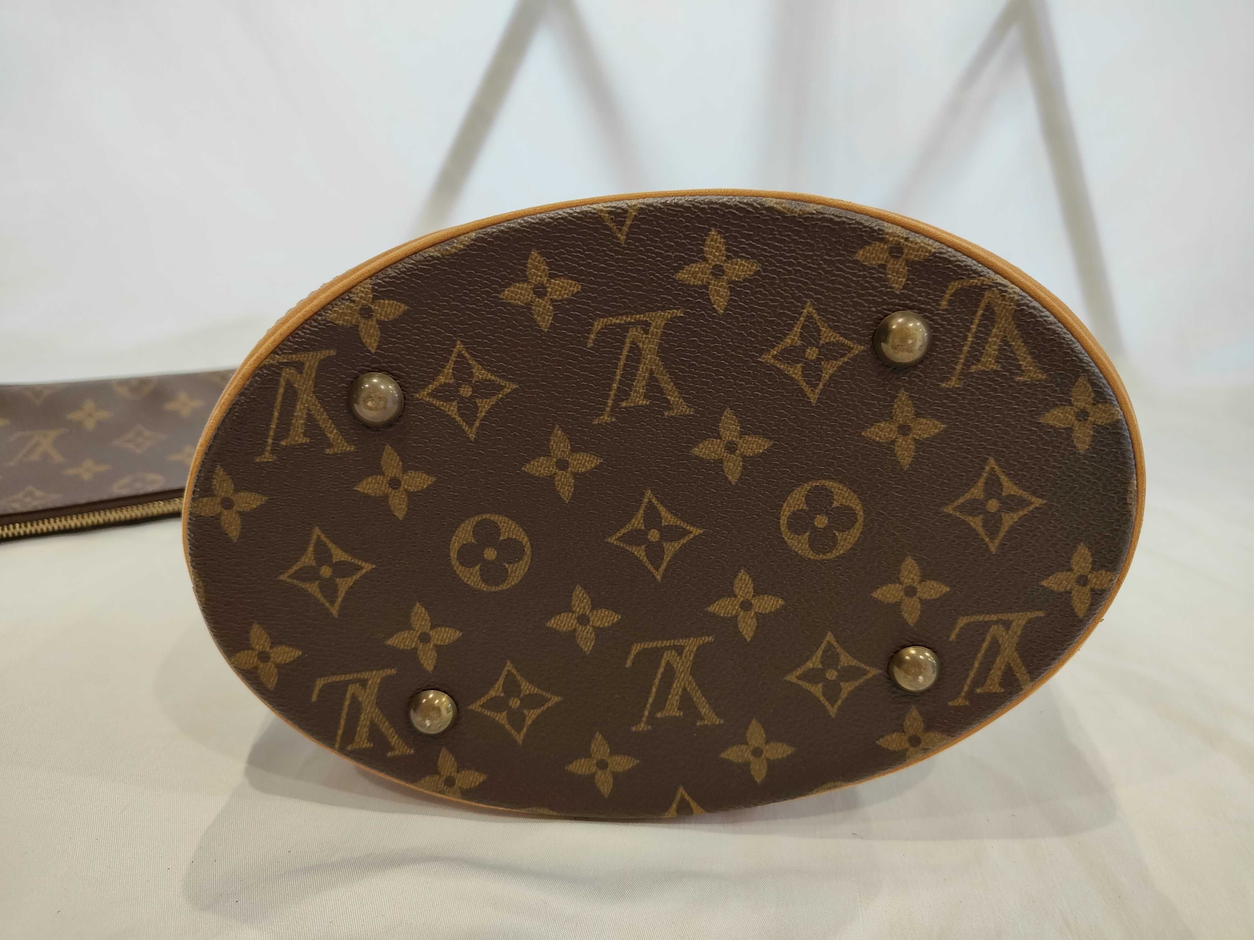Monogram Bucket PM Tote Bag with Pouch — view 3