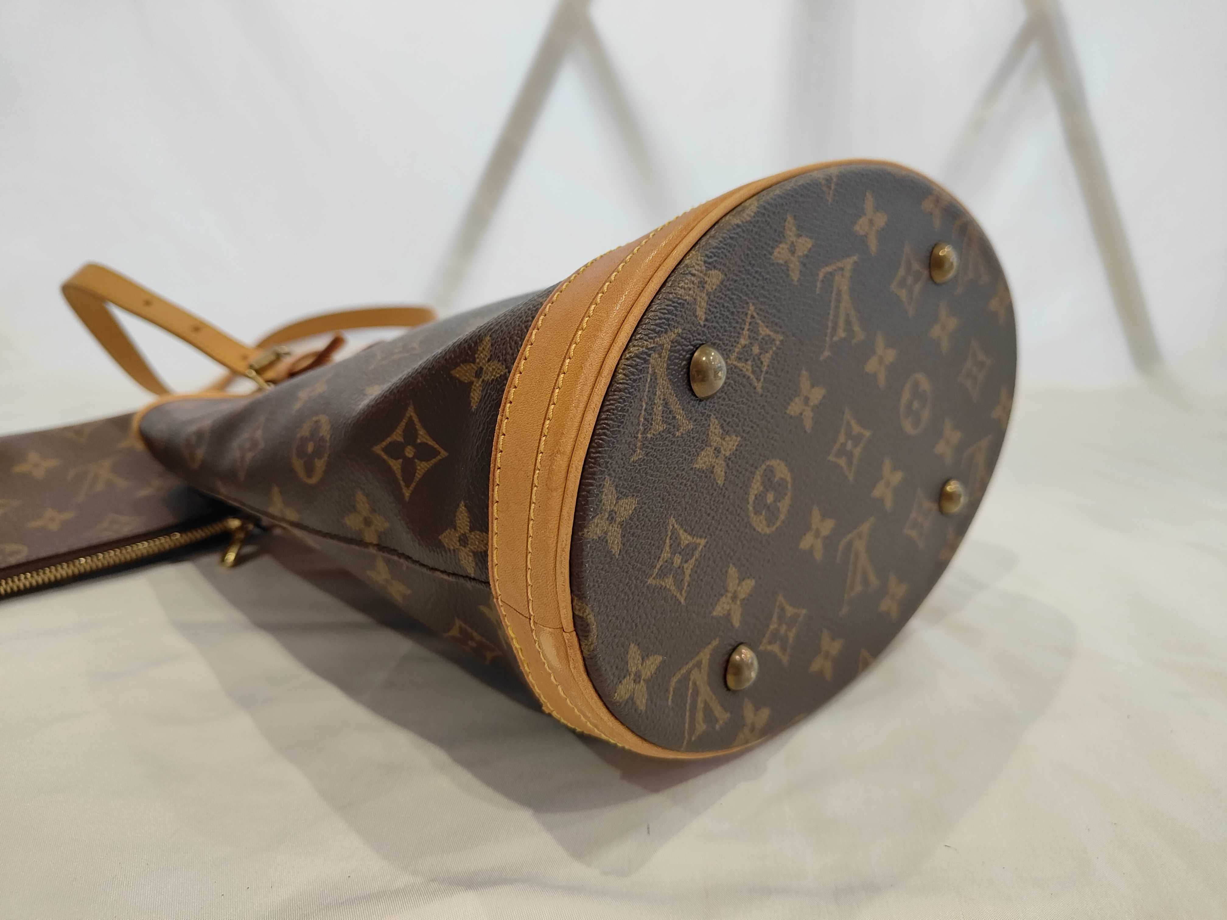 Monogram Bucket PM Tote Bag with Pouch — view 4