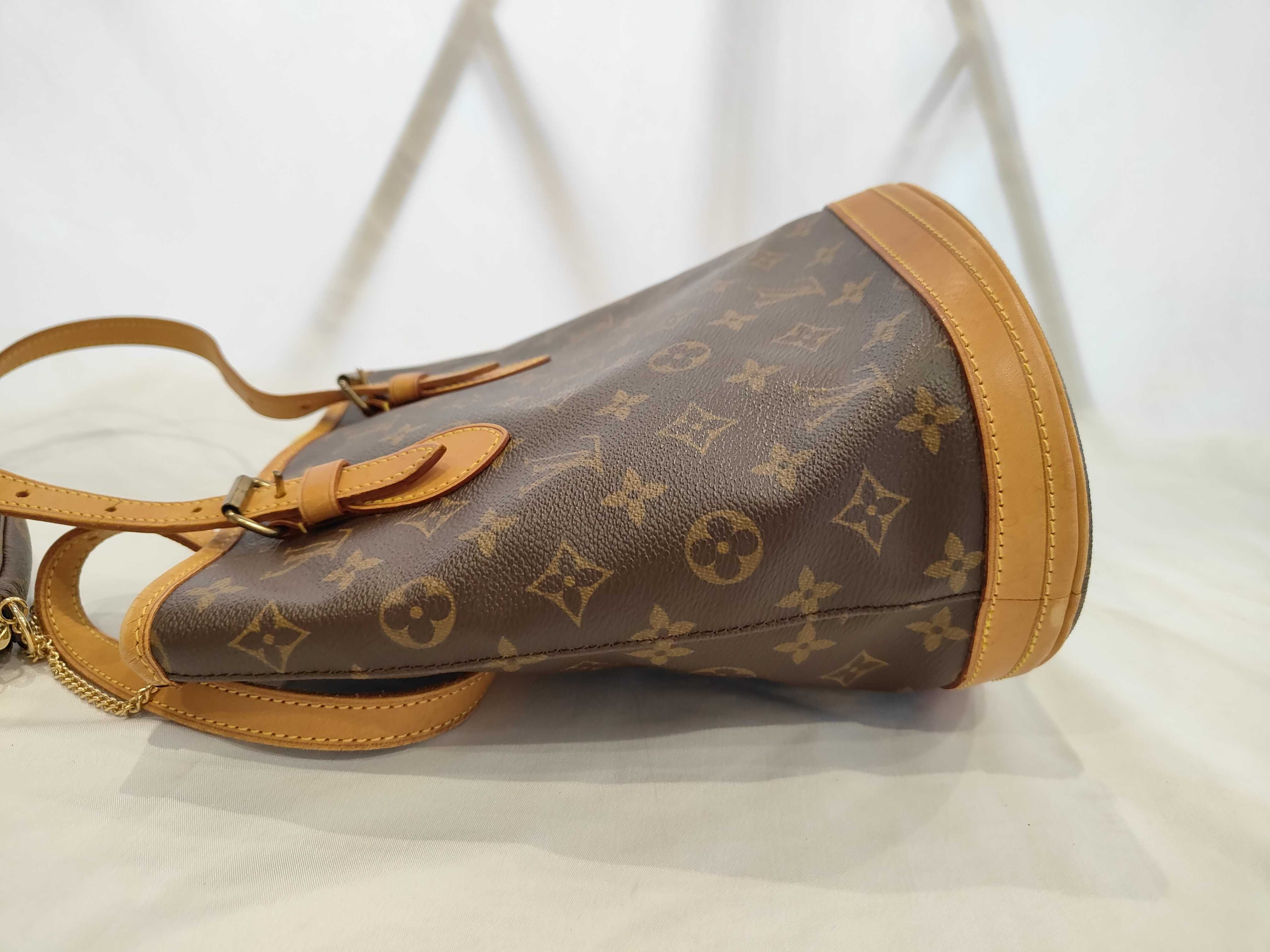 Monogram Bucket PM Tote Bag with Pouch — view 5