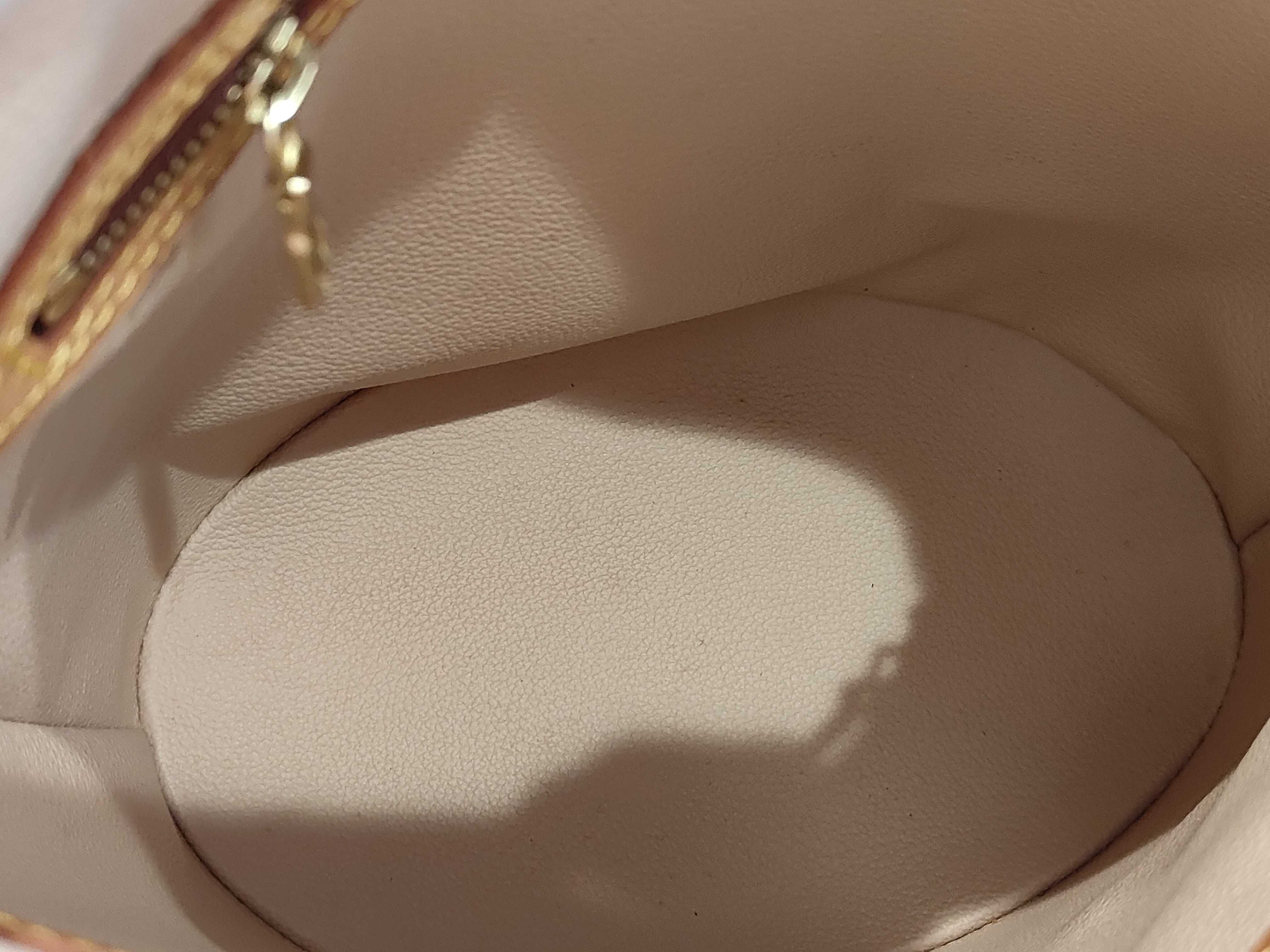 Monogram Bucket PM Tote Bag with Pouch — view 9