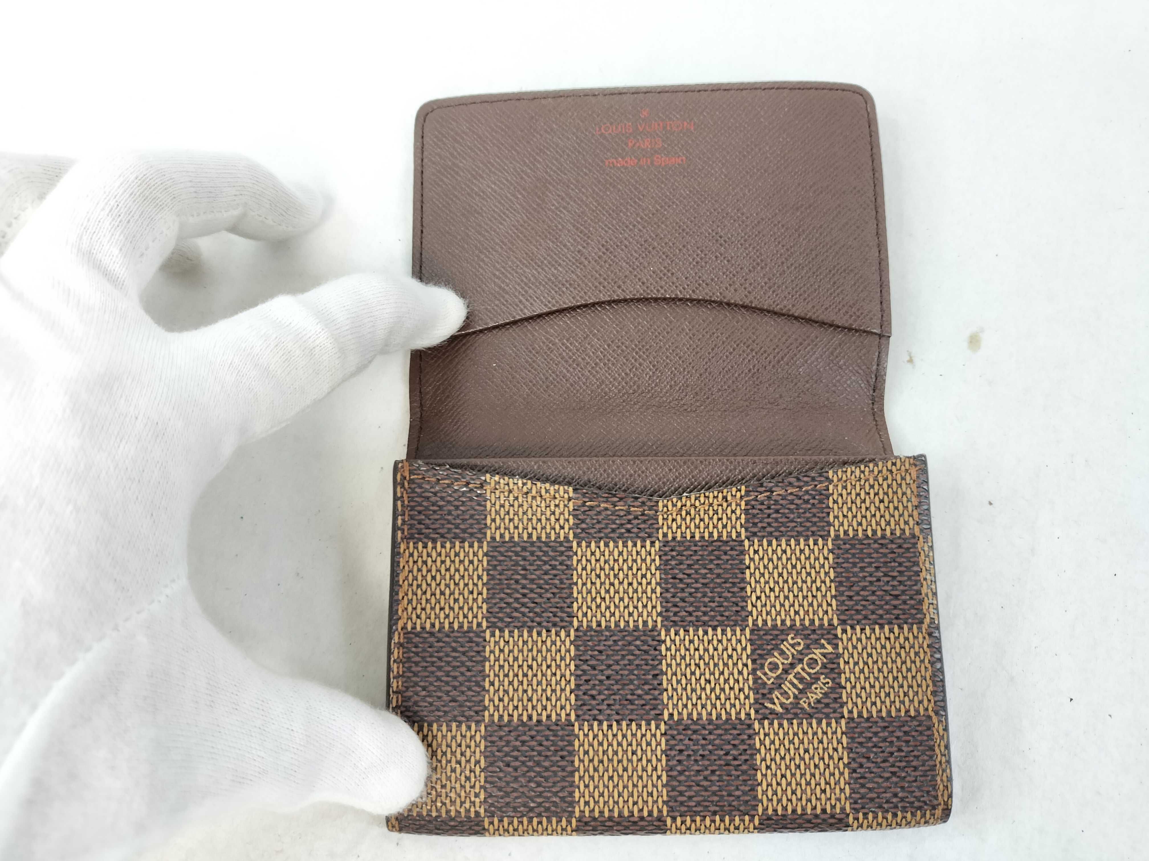Damier Louis Vuitton Enveloppe Carte Card Case Damier Card Case — view 9