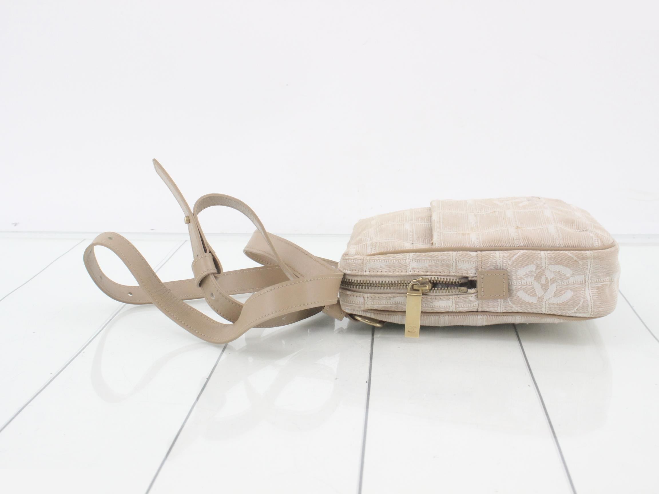 New Travel Line Mini Shoulder Bag Beige — view 4