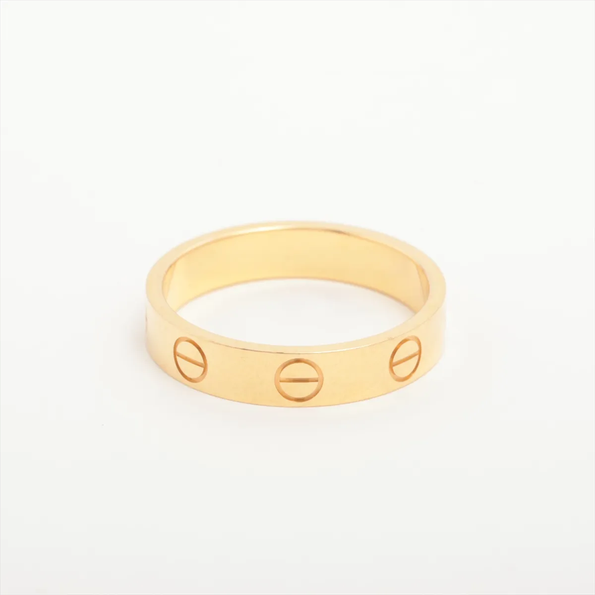 Mini Love Ring 750 (Yellow Gold) 3.1g 50 VAI708 (Dents) — view 2