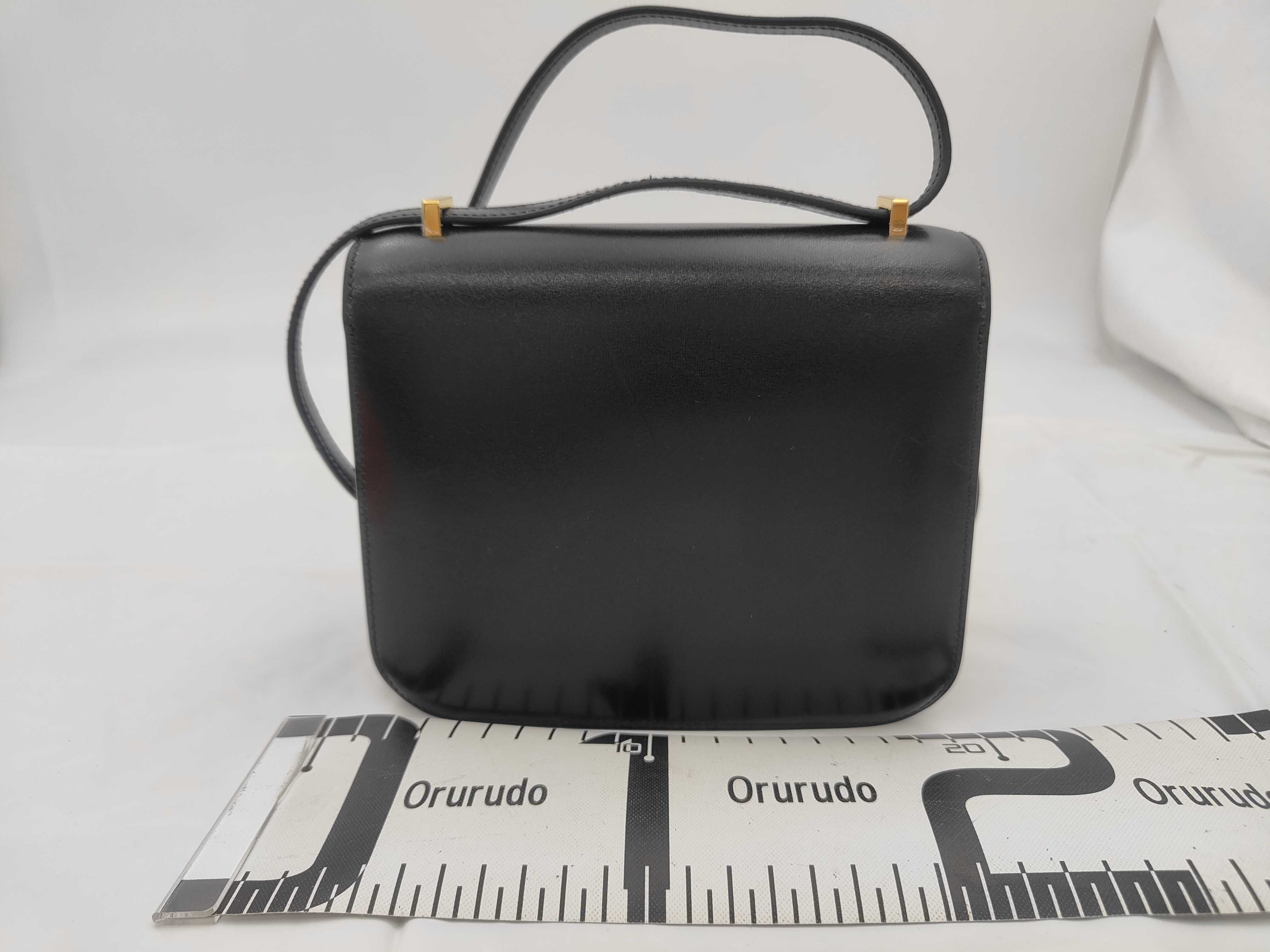 Constance Mini Box Calf Black GP B Stamp Shoulder Bag — view 2