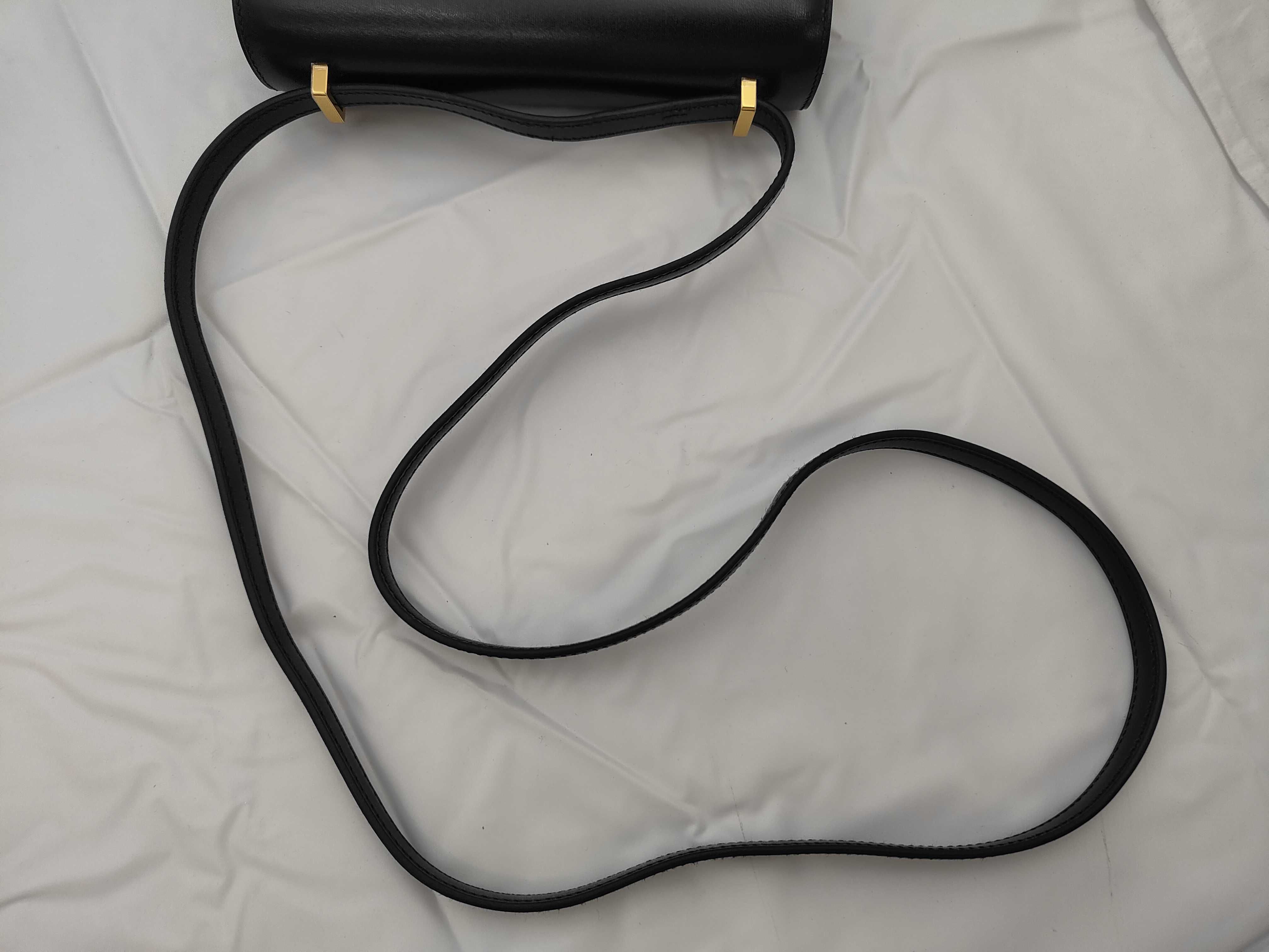 Constance Mini Box Calf Black GP B Stamp Shoulder Bag — view 3