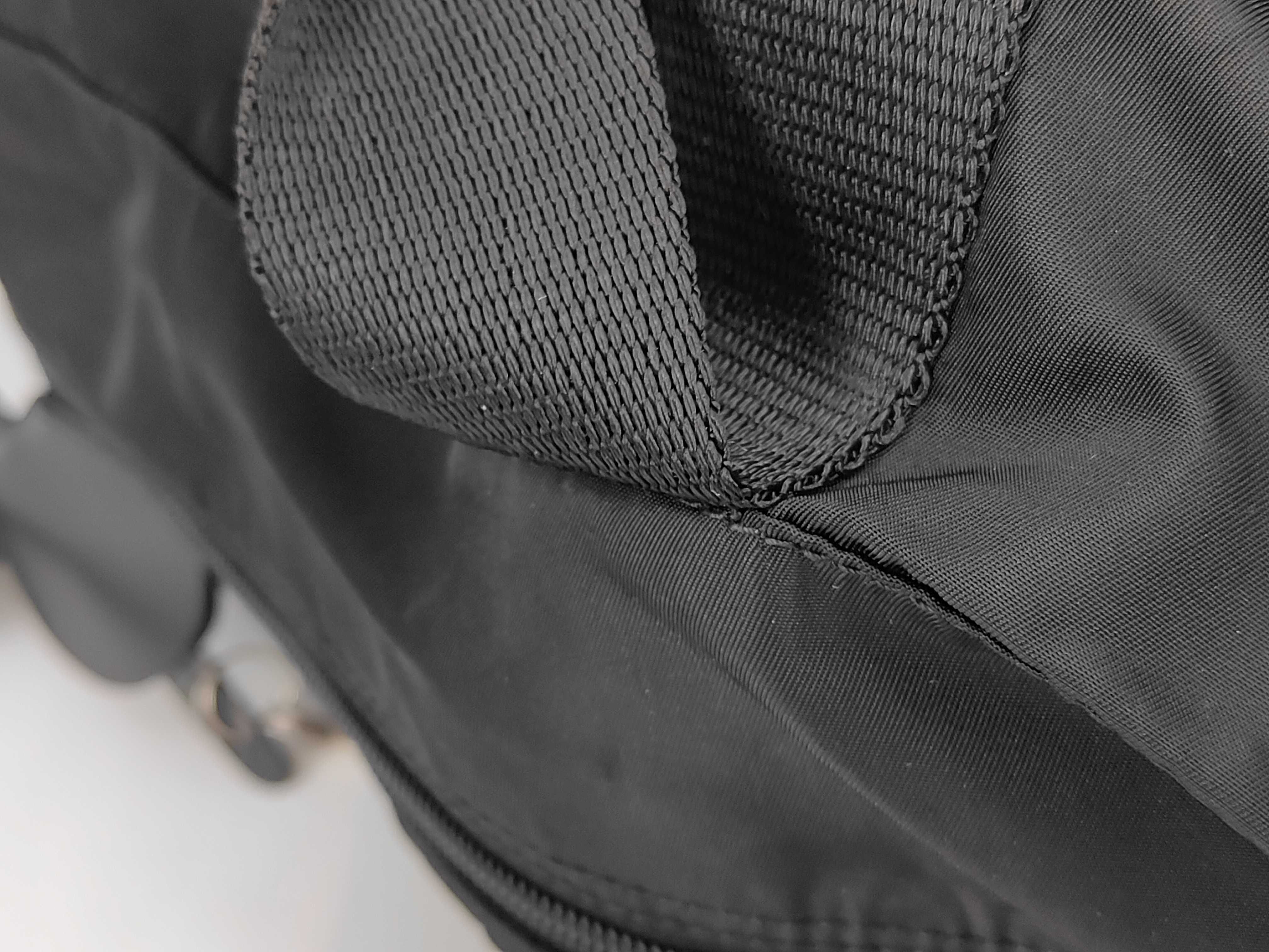 nylon Boston bag with Prada triangular logo. — view 5