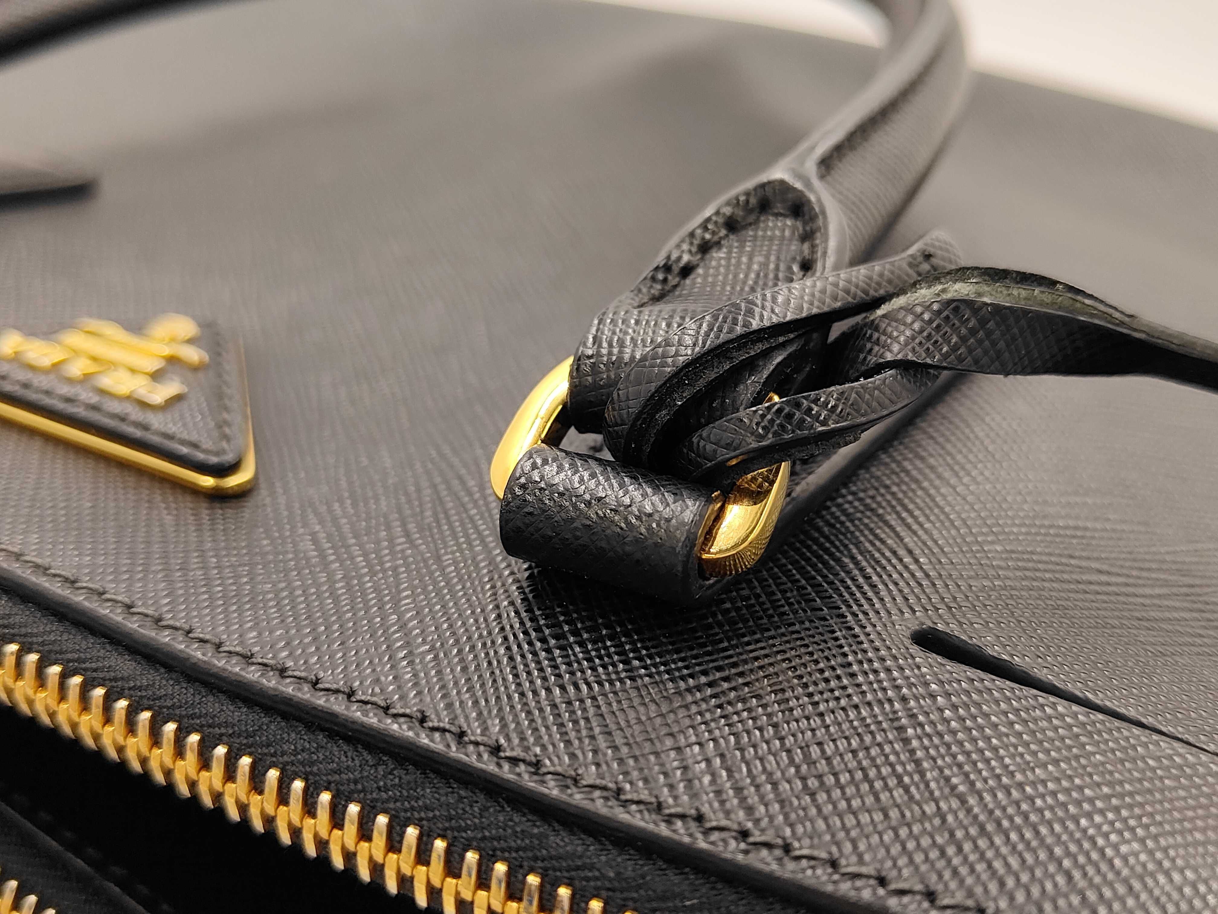Saffiano Galleria Medium Handbag, Black — view 5