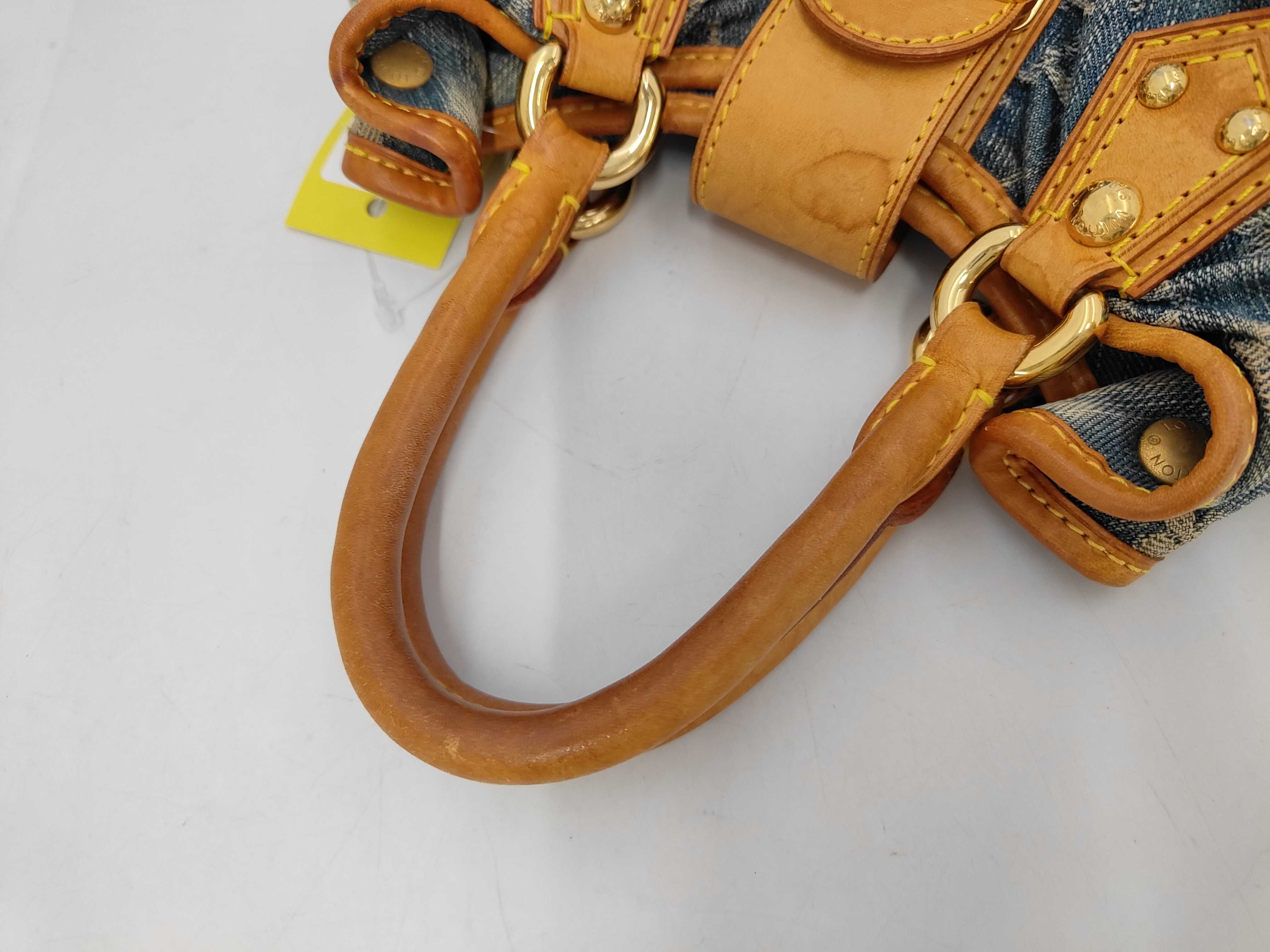 Monogram Denim M95020 Pleated Handbag — view 5