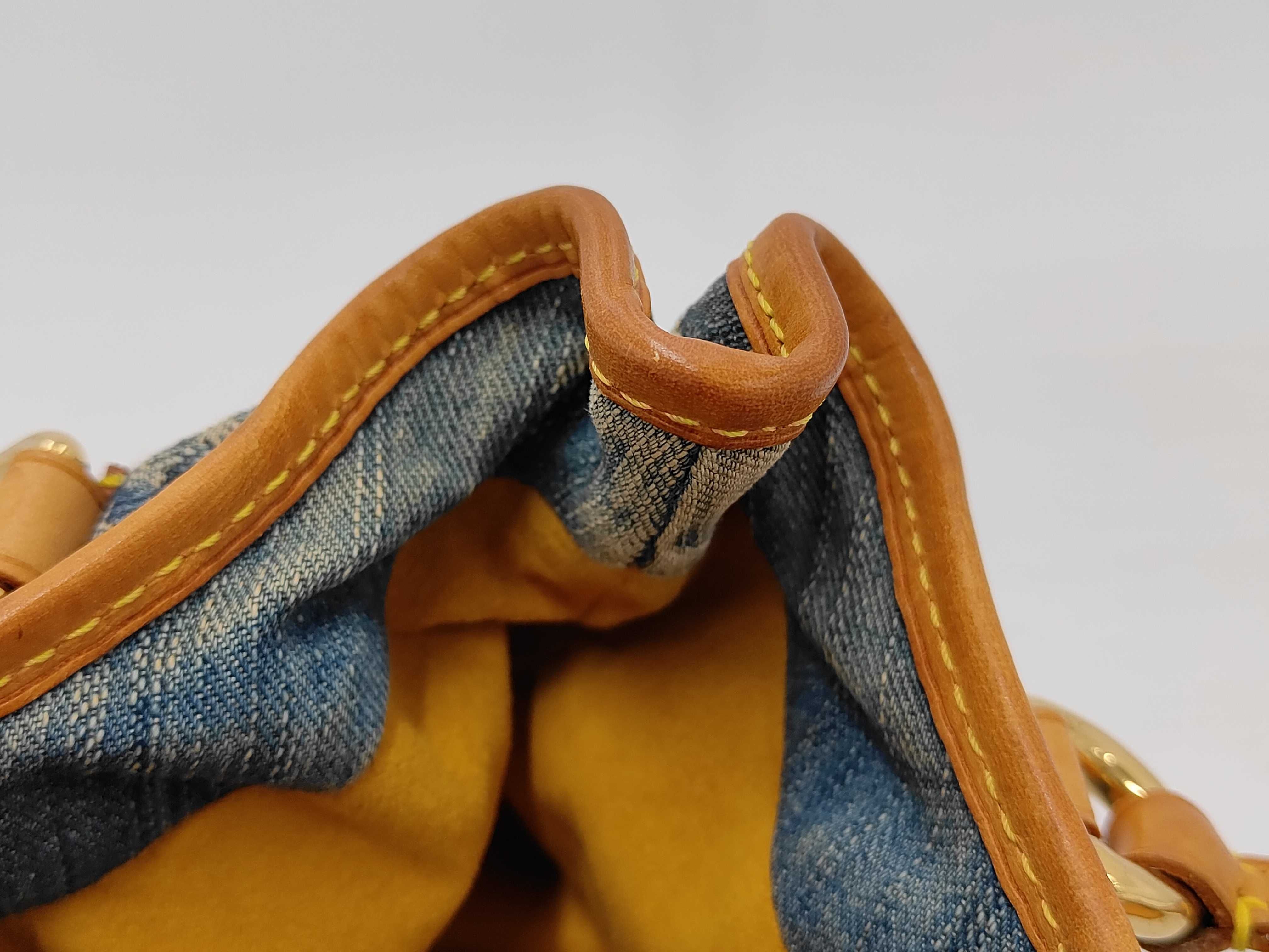 Monogram Denim M95020 Pleated Handbag — view 10