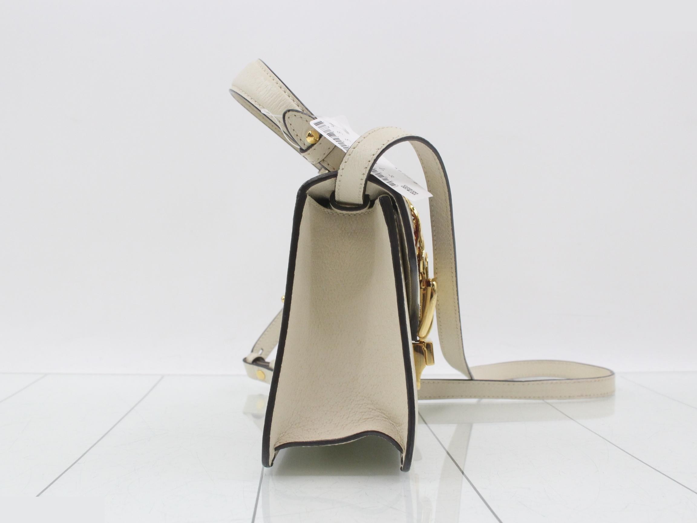 Sylvie Bee & Star Mini Shoulder Bag, White — view 4
