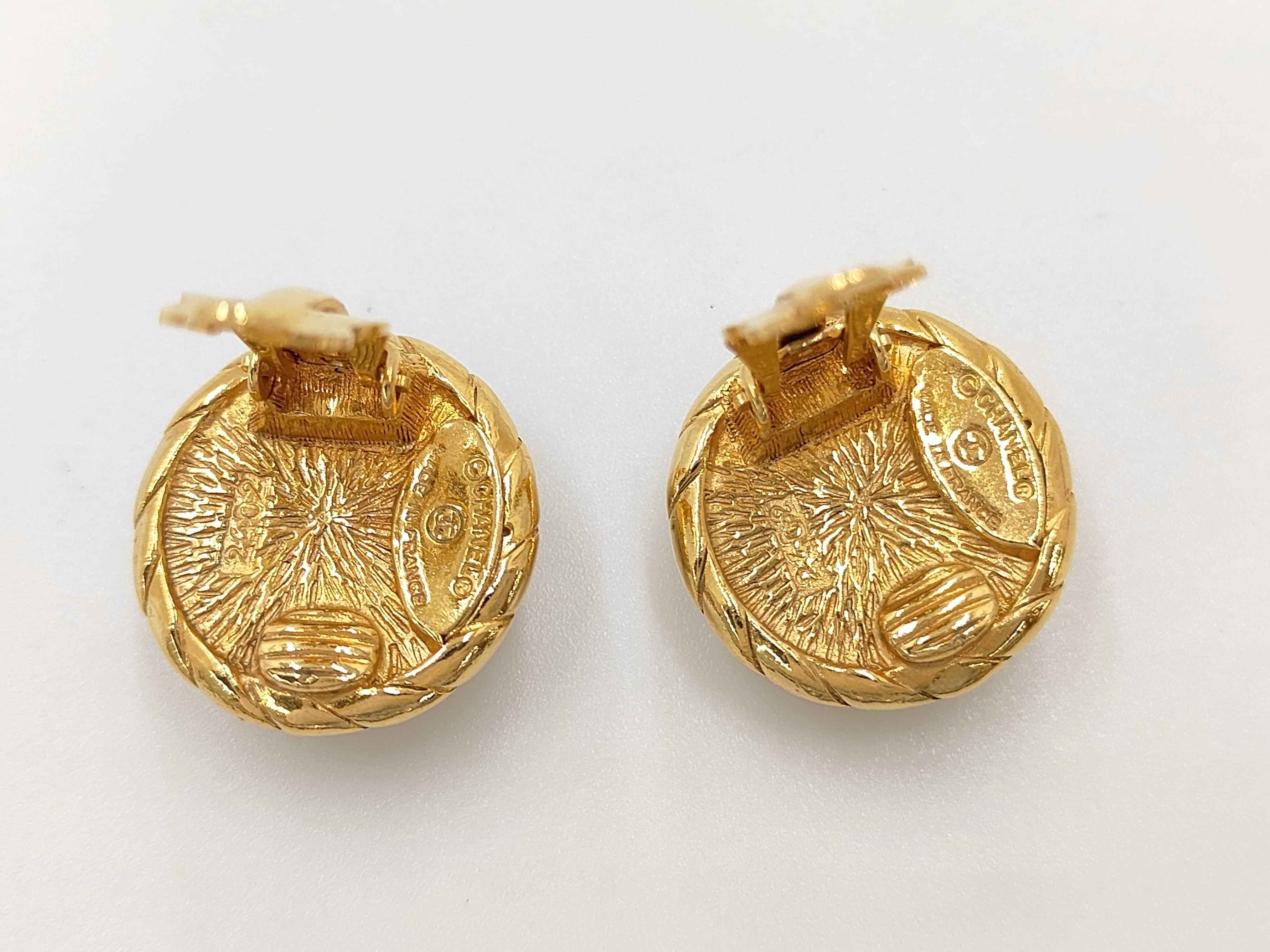 Pearl Round Gold Yg Earrings — view 4