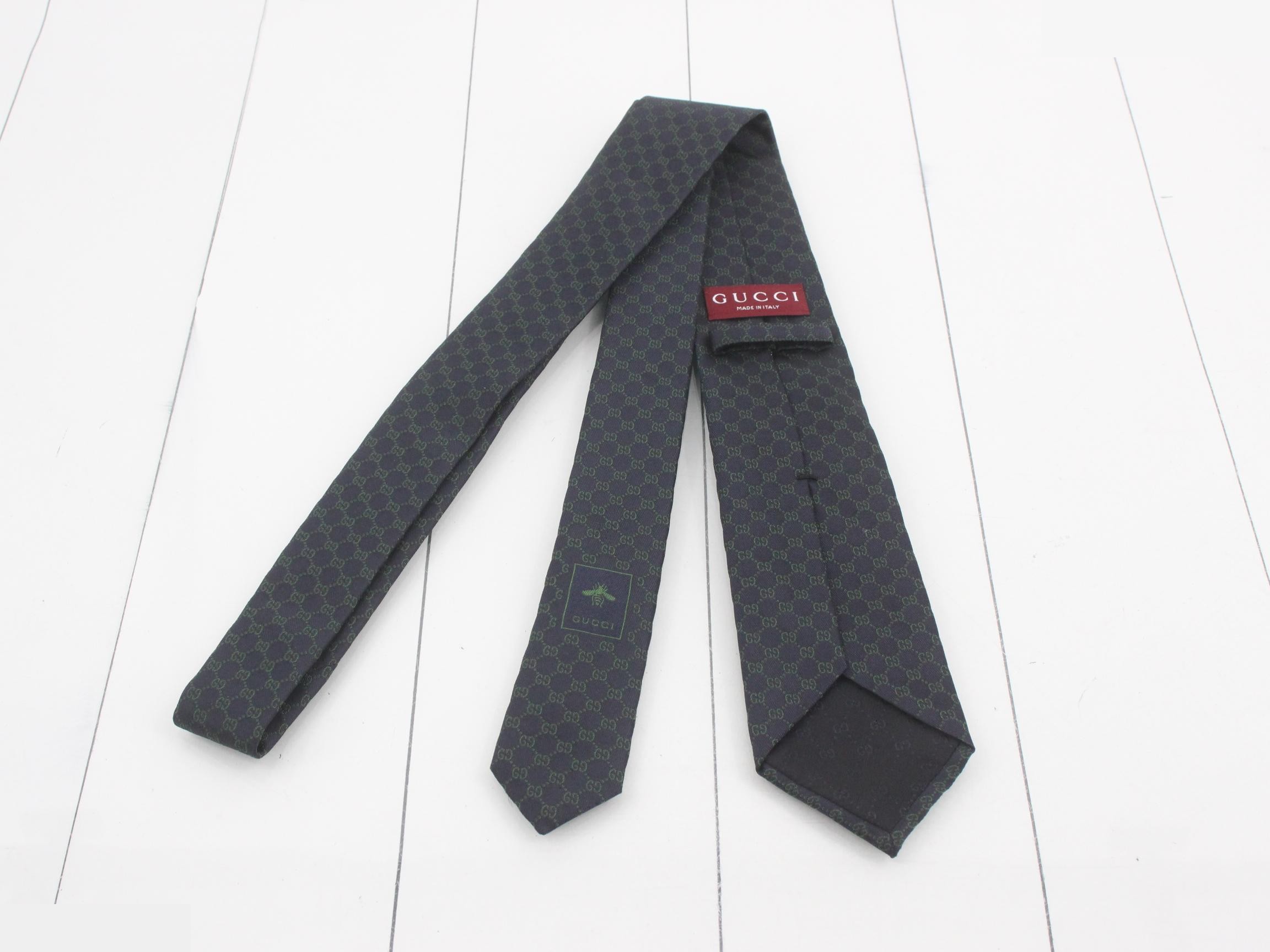 Micro GG Horsebit Necktie — view 2