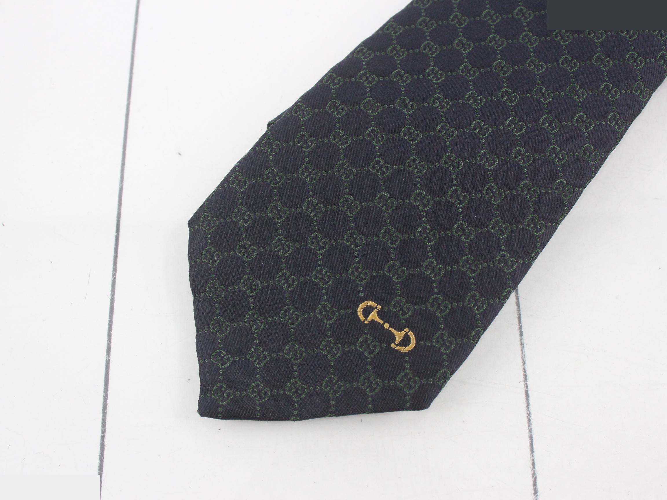Micro GG Horsebit Necktie — view 3
