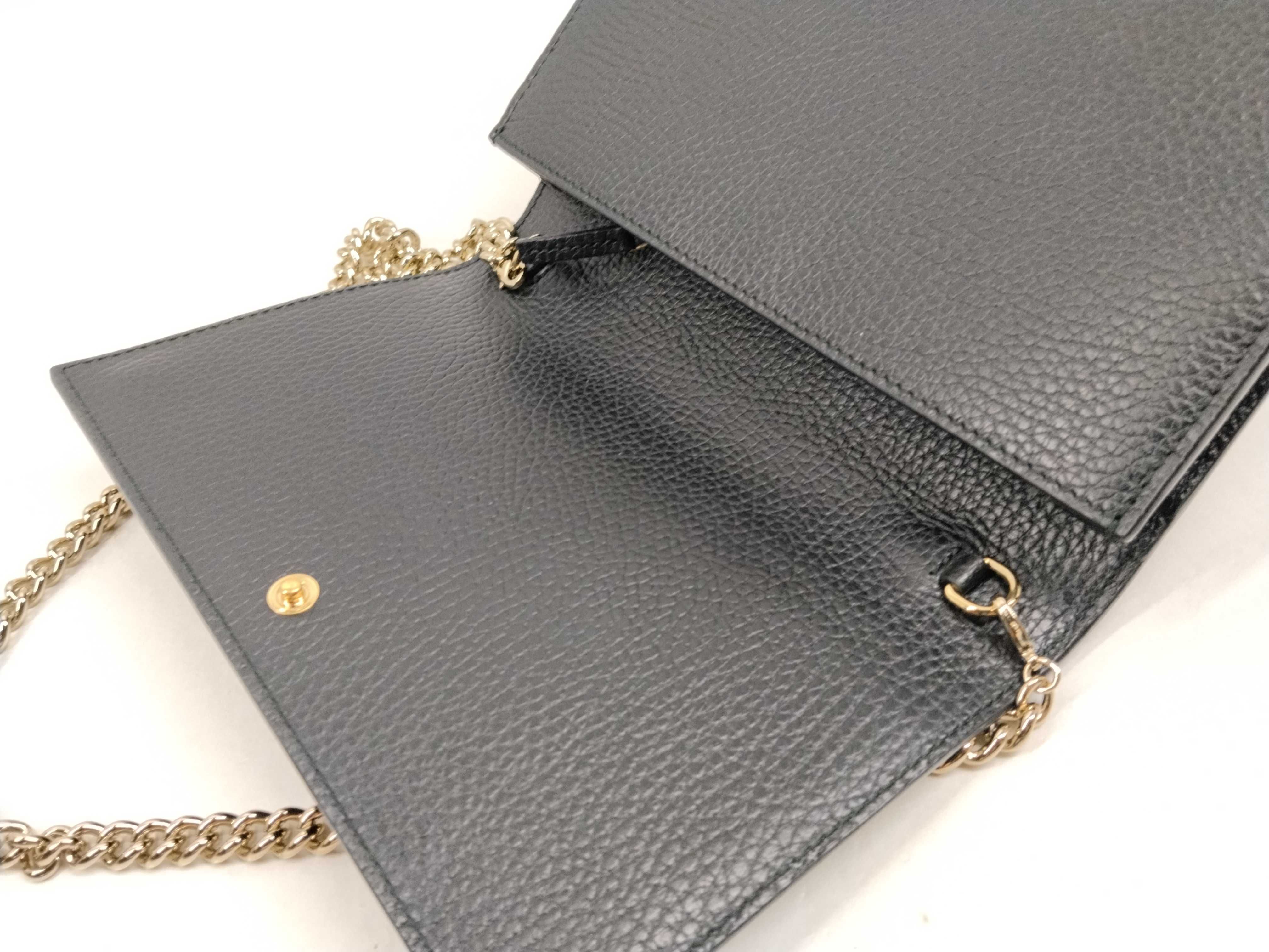 Chain Wallet Leather Shoulder Bag — view 10