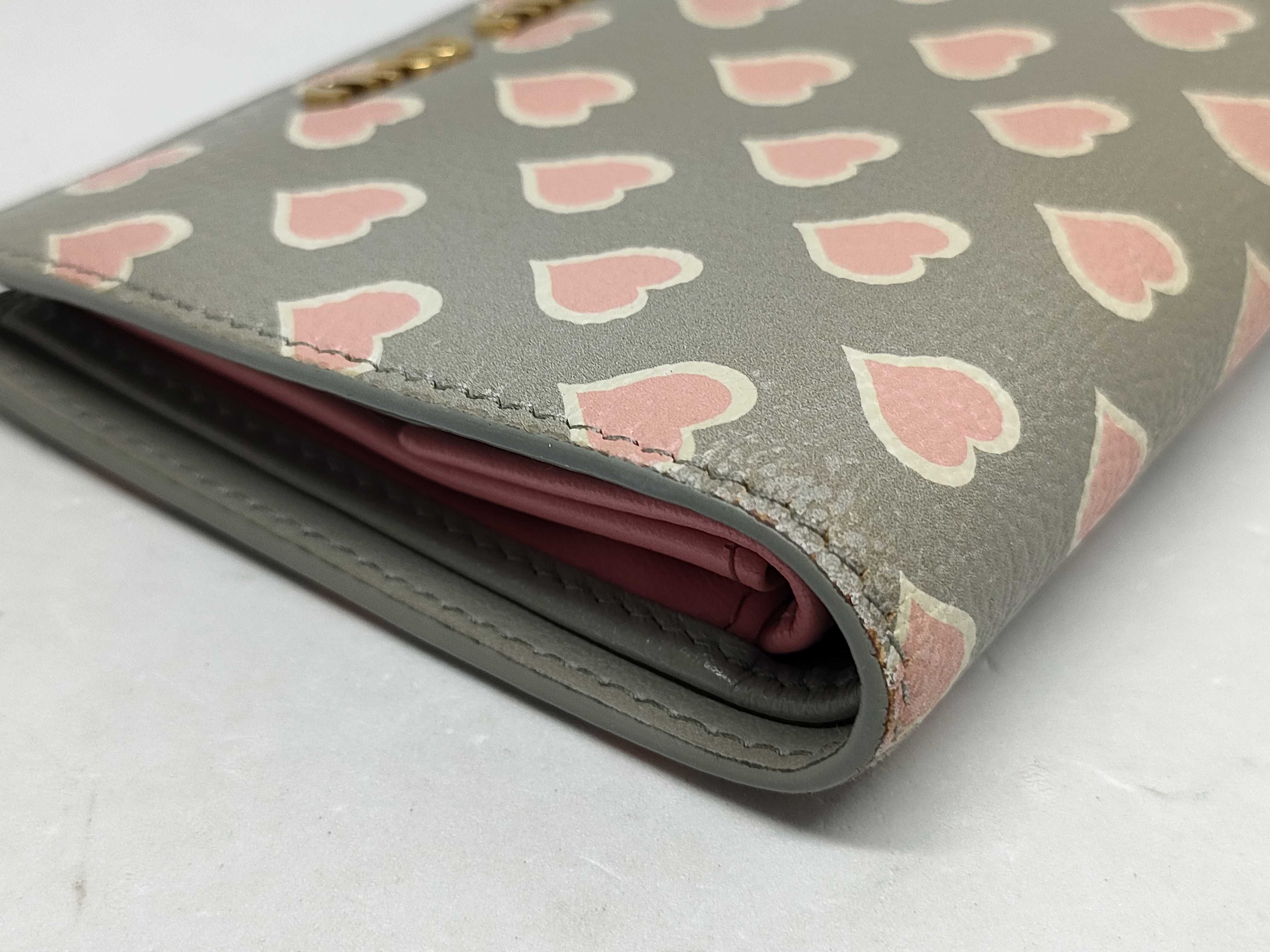 Heart Pattern Compact Folding Wallet 5MV204 Wallet — view 3