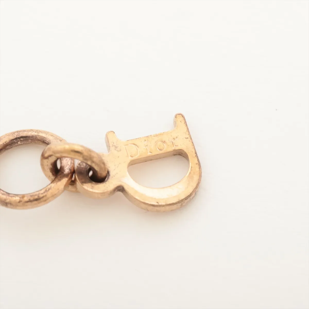 logo bracelet, GP x rhinestones, gold, — view 5