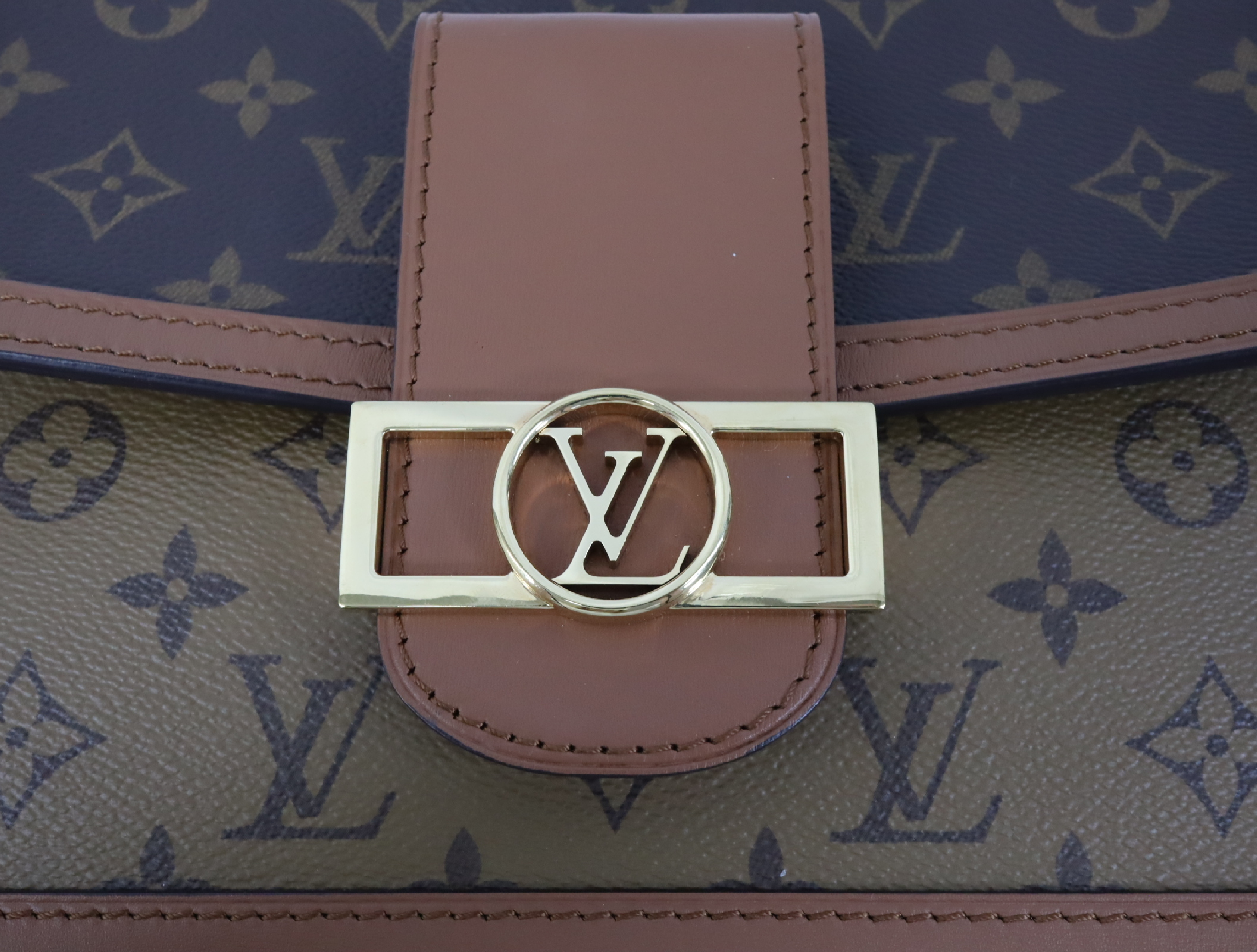 Monogram Reverse Dauphine MM M45958 Shoulder Bag (RFID detected) — view 11