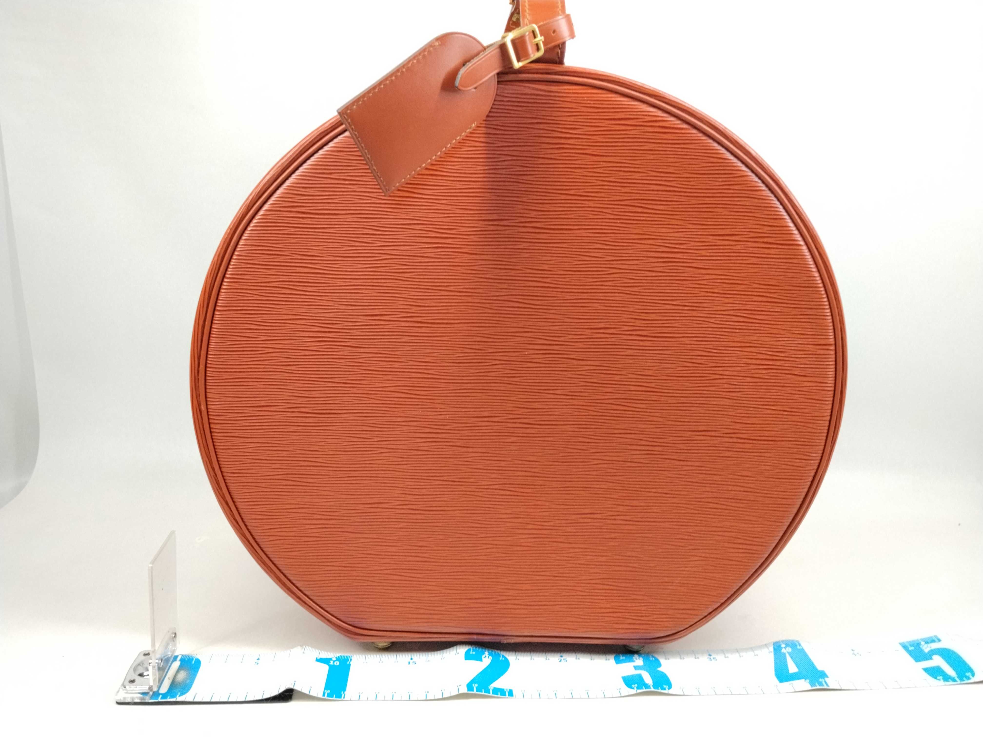 Epi Boite Chapeau Brown Handbag — view 2